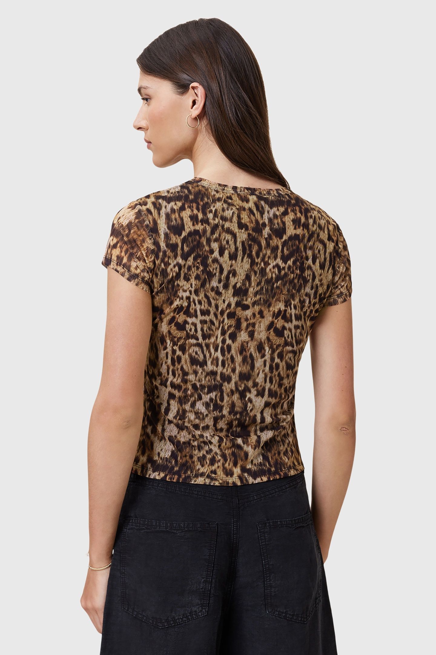 ELLIE MESH TEE EVIA GOLDEN BROWN 7