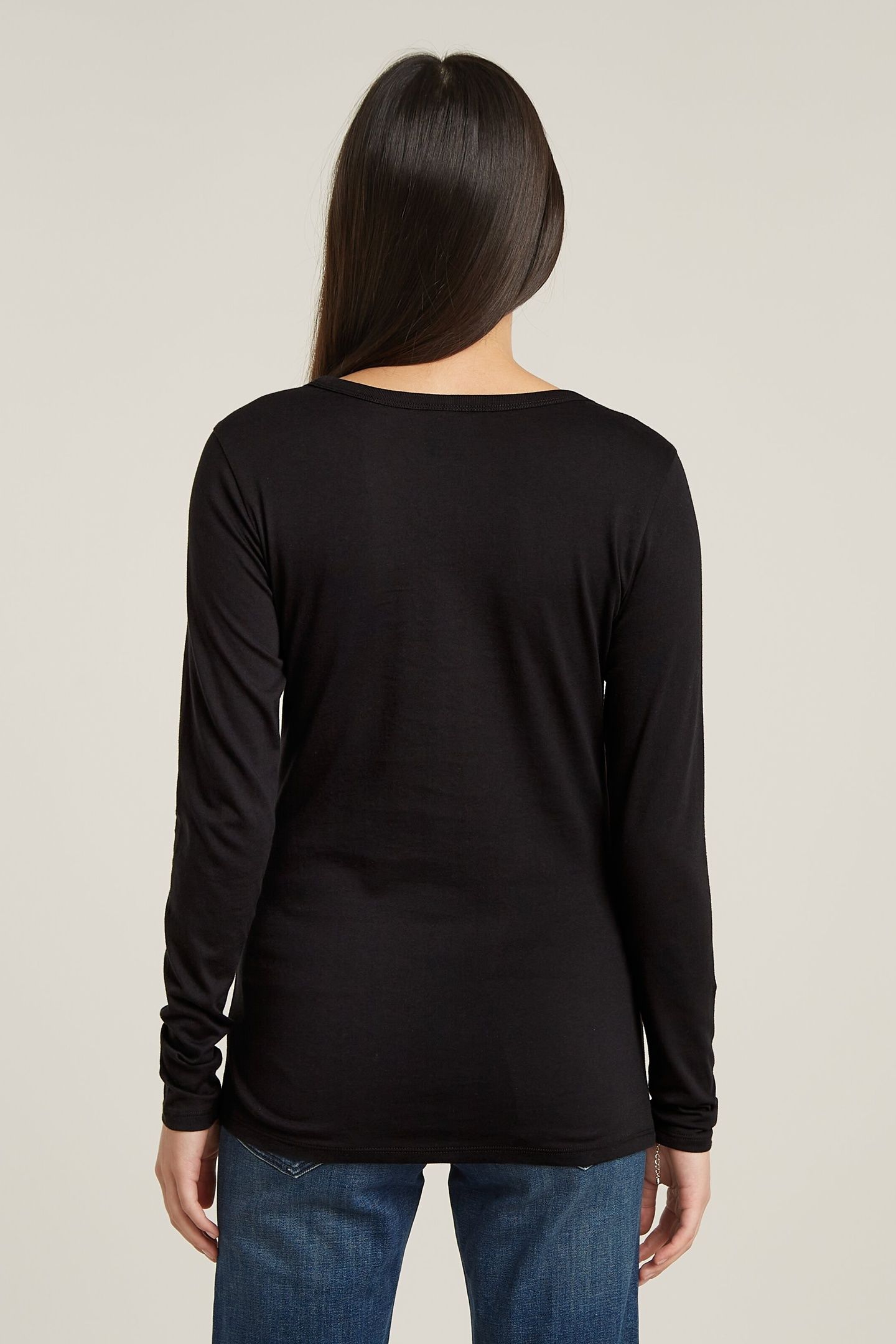 SLIM R T L/S DK BLACK 3
