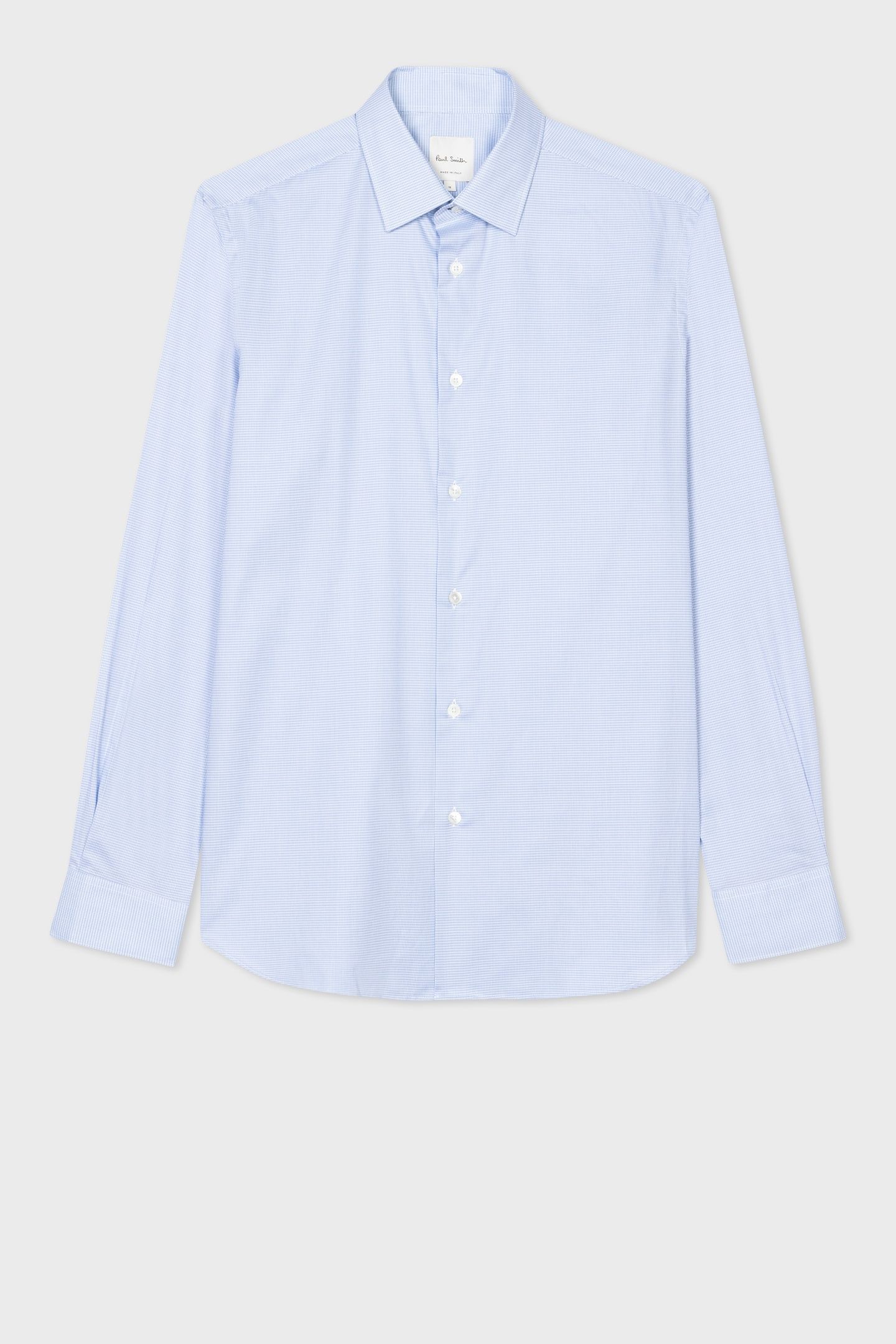 S/C TAILORED FIT SHIRT BLUE 5