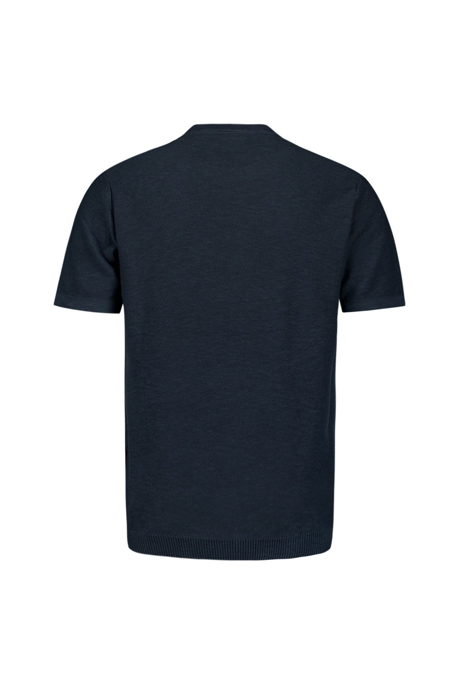 PULLOVER SHORT SLEEVE CREWNECK SOLID SLUB KNIT NIGHT 6