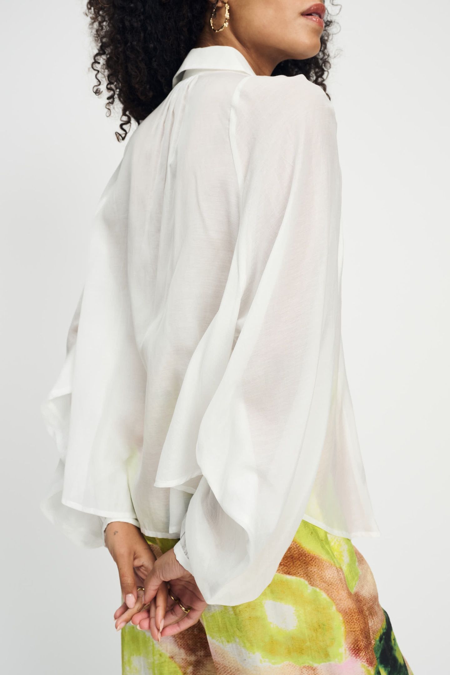 BLOUSE - LENA CRISPY WHITE 4