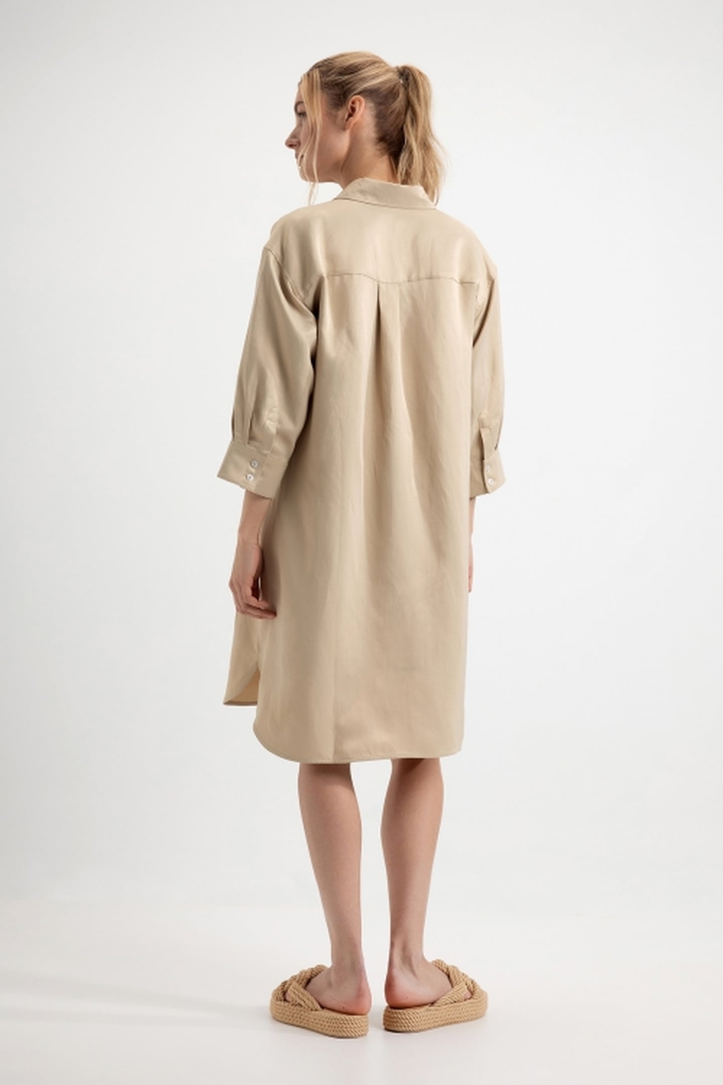 DAANTJE DRESS LIGHT KHAKI 3