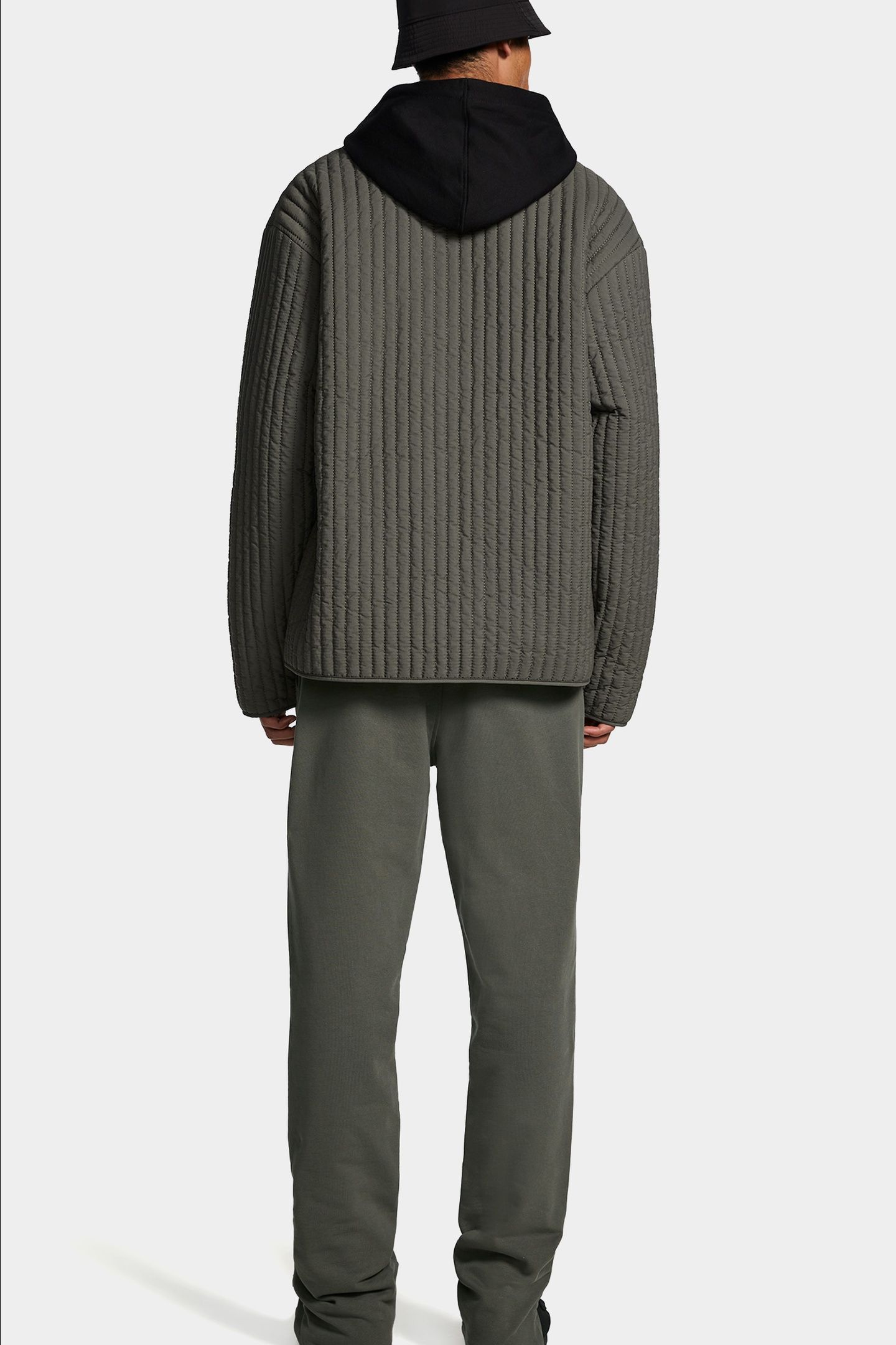 ZYER QUILTED RELAXED JACKET CHIMERA GREY 2
