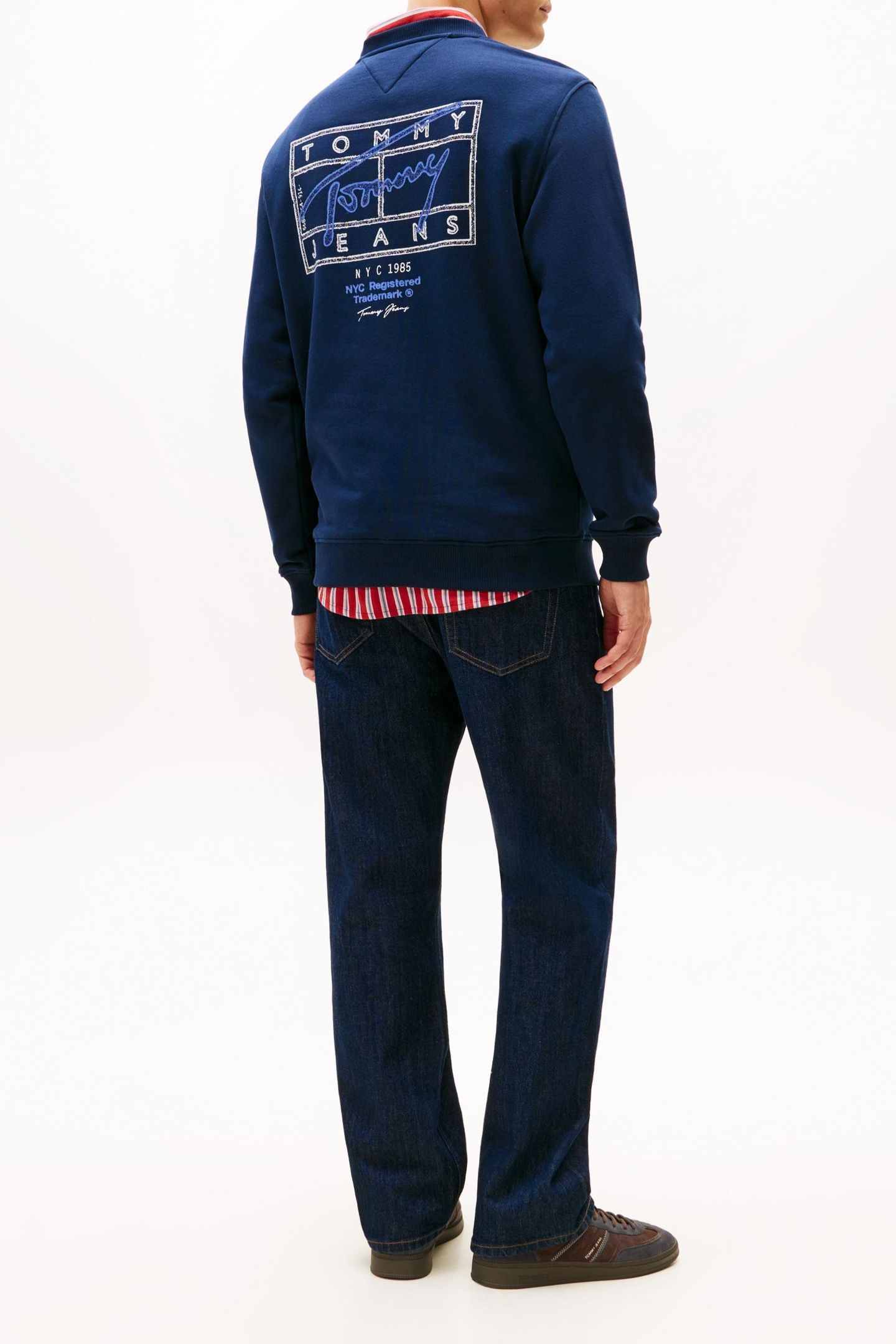REGULAR ENTRY DNA PULLOVER SWEATSHIRT DARK NIGHT NAVY 3