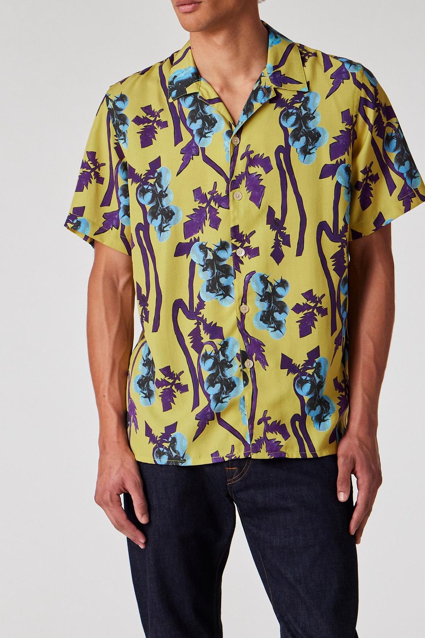 SS CASUAL FIT SHIRT LIME GREEN 1
