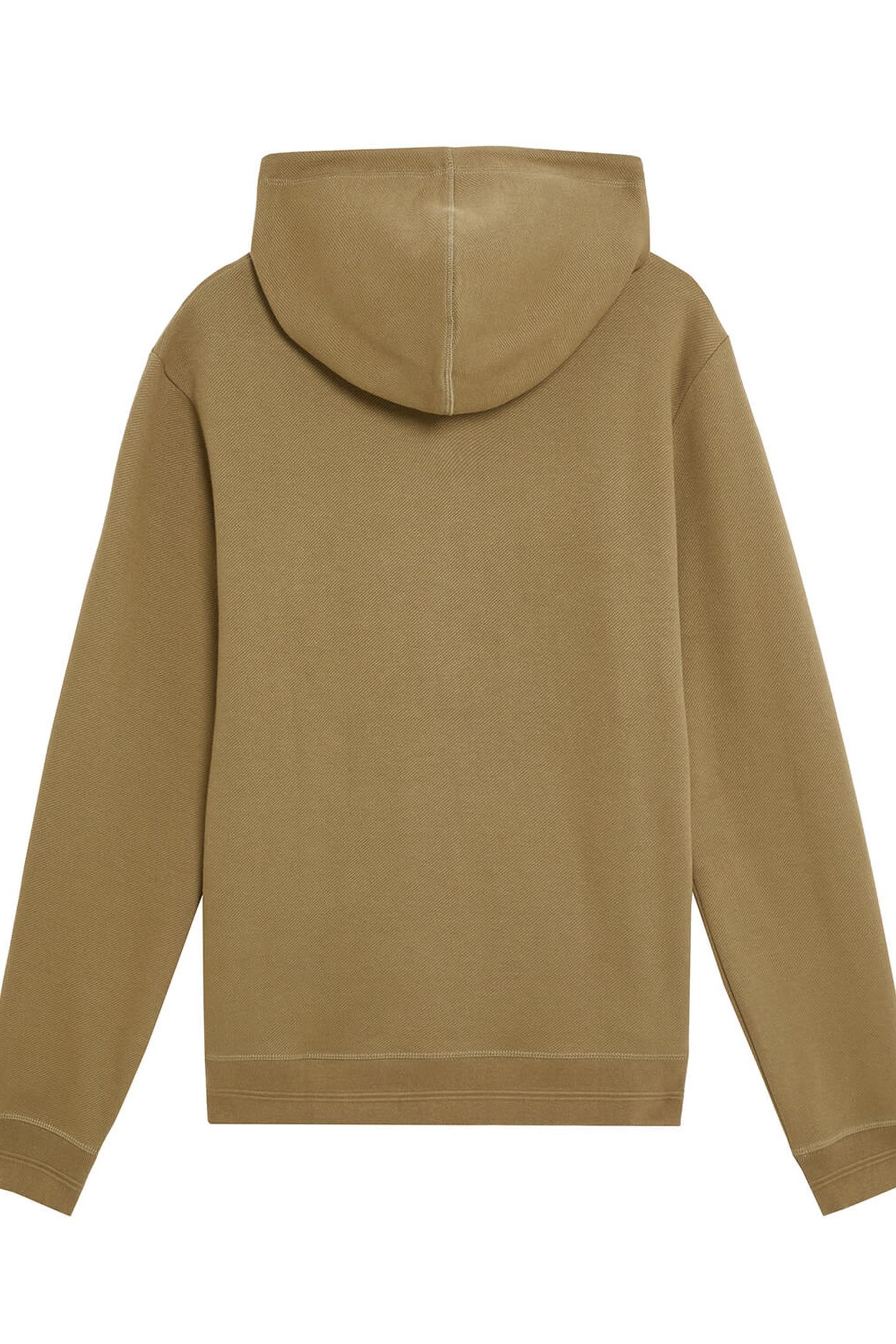 DIAGONAL WEAVE HOODIE DUSKY GREEN 5