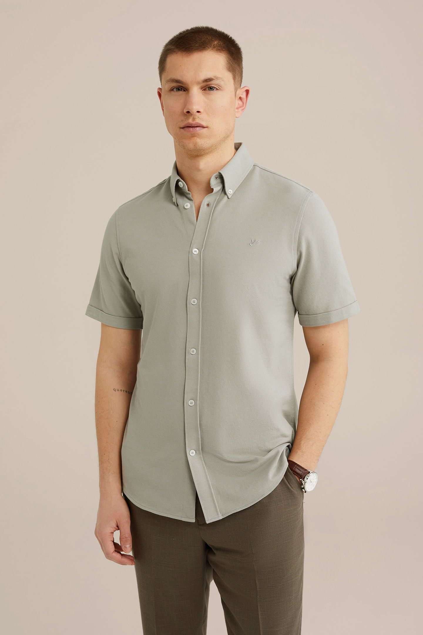 SHIRT LIGHT BROWN 1