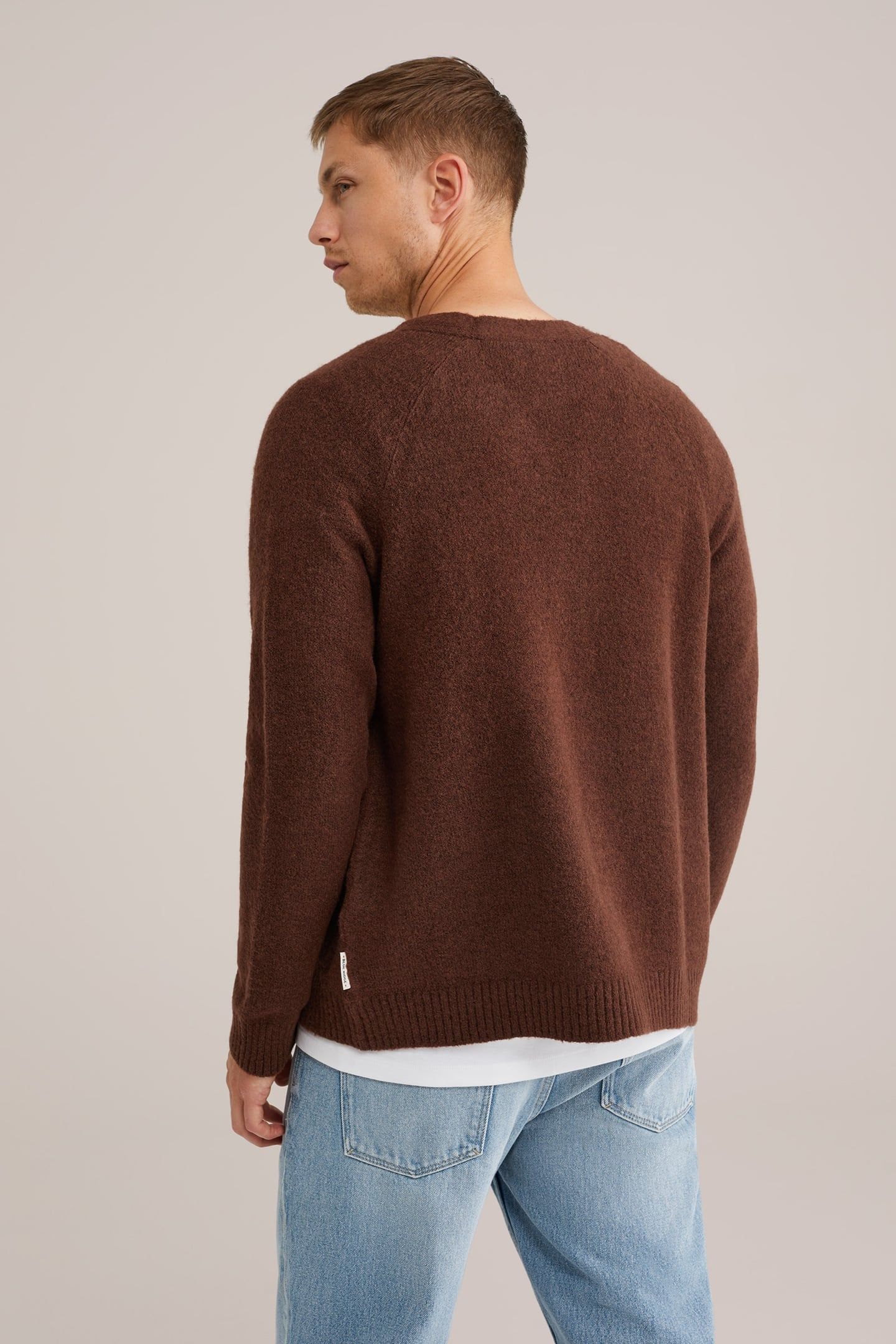 CARDIGAN SAFFRON RED 2