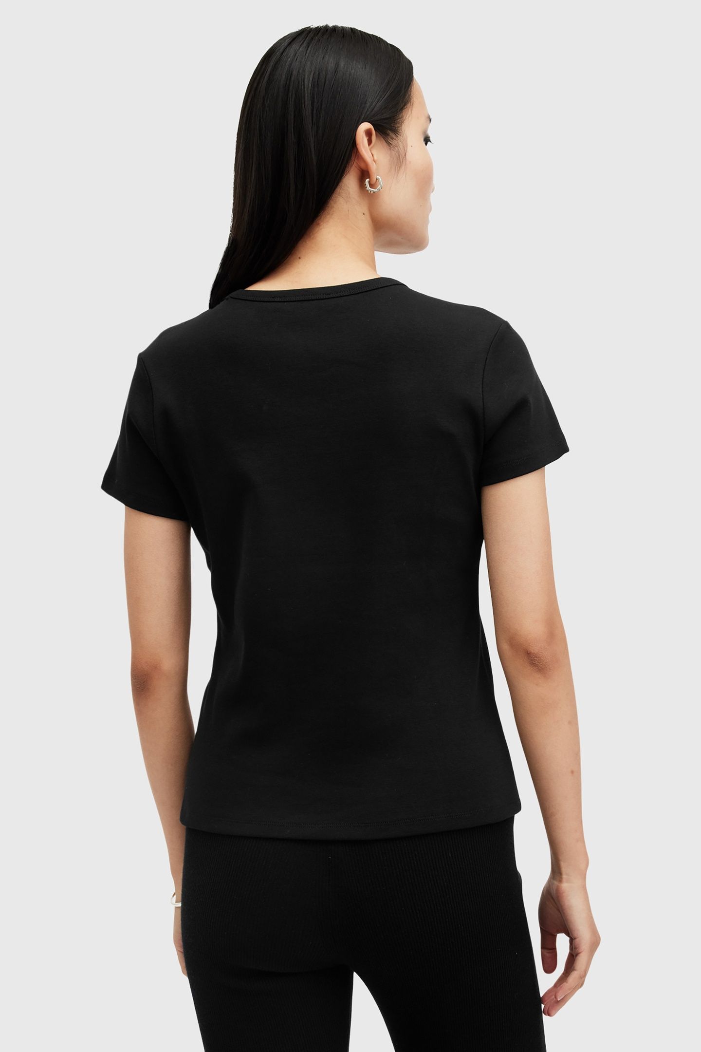 STEVIE RAMSKULL TEE JET BLACK 2