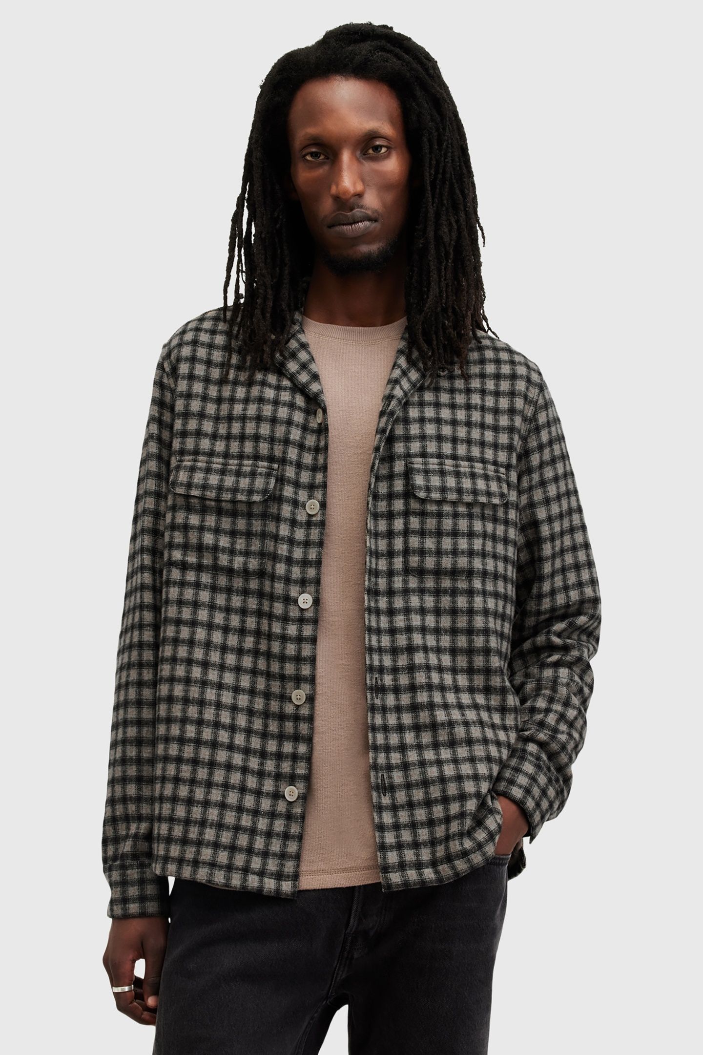 ALKAME LS SHIRT BROWN 4