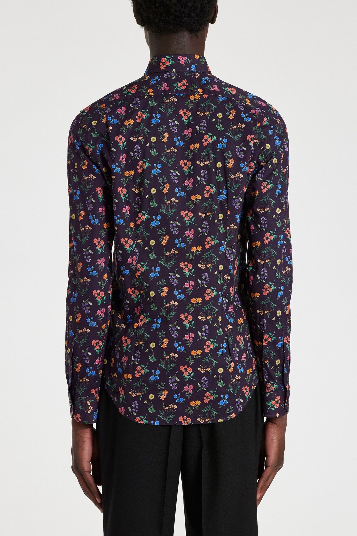 S/C SUPER SLIM FIT SHIRT VERY DARK NAVY 4