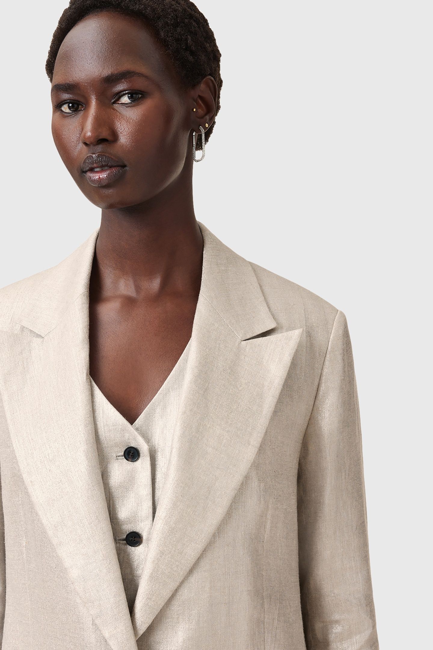 AVERIE BLAZER SILVER GREY 10