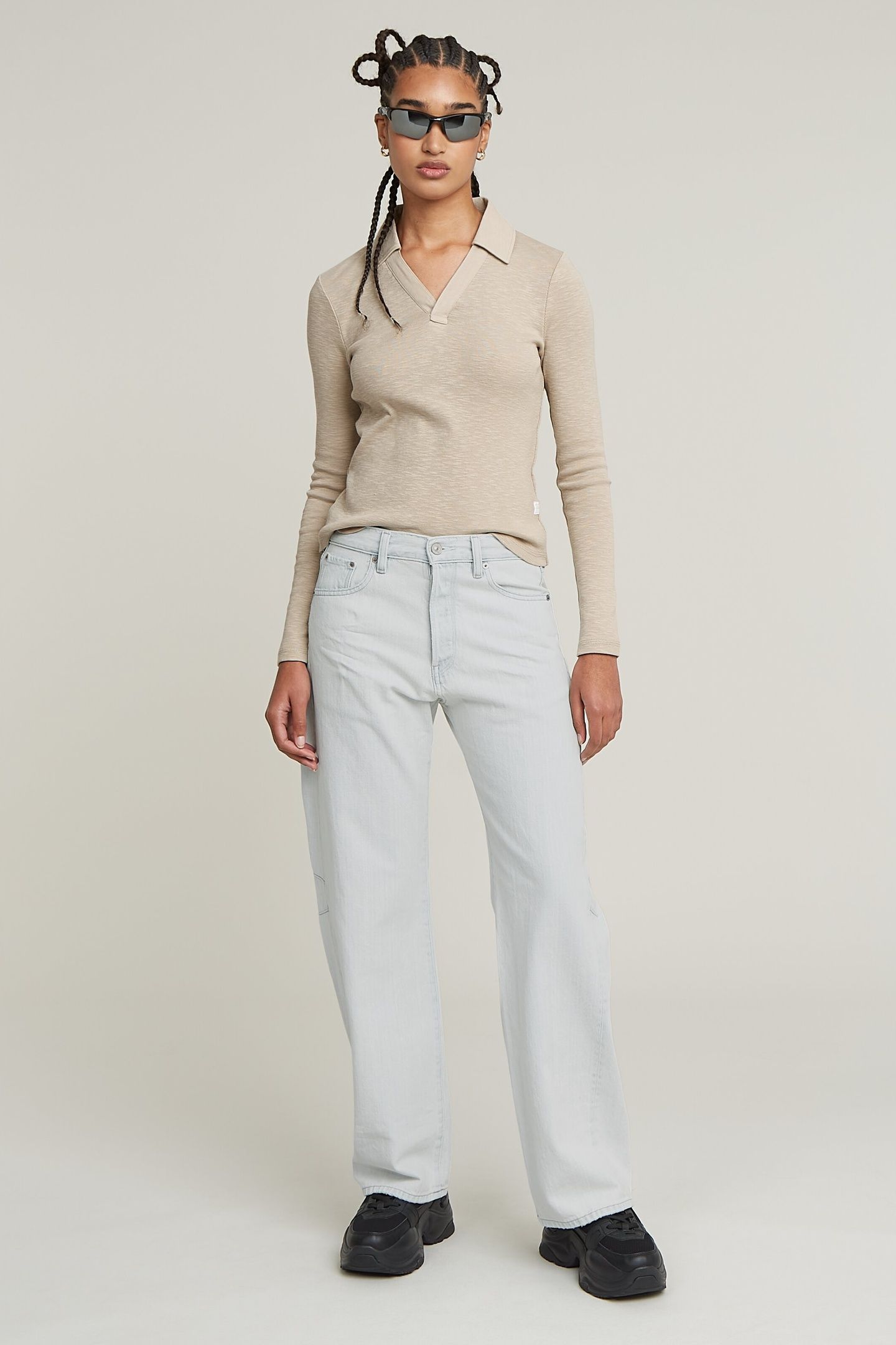 POLO SLIM L/S DK BRICK 1