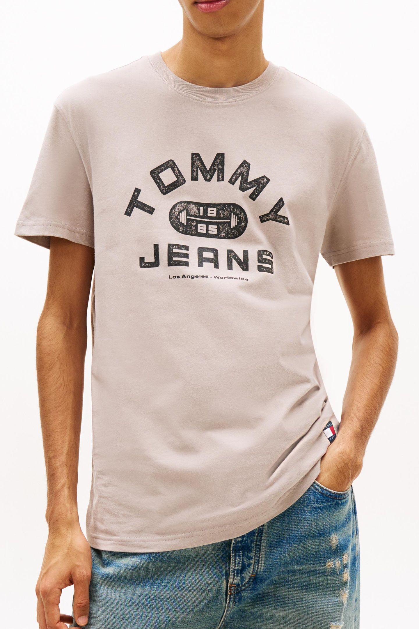 REGULAR GYM SS TEE LIMESTONE DUST 3