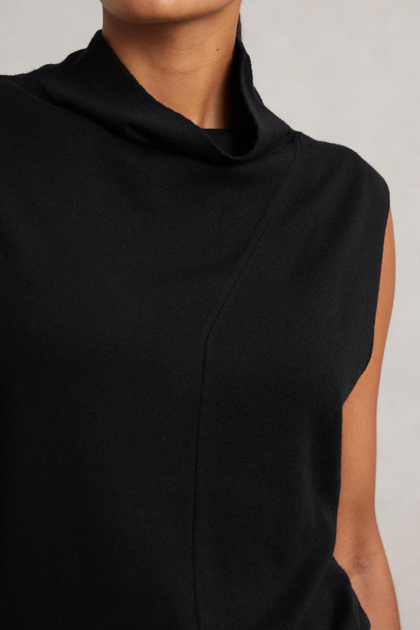 SLEEVELESS SLOUCH NECK BLACK 4