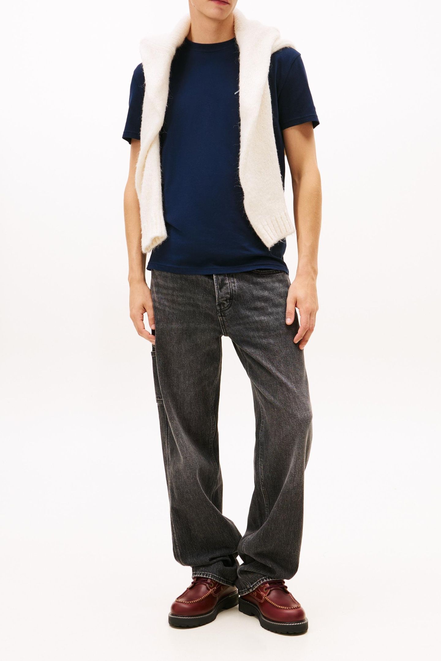REGULAR SIGN BACKPRINT T-SHIRT DARK NIGHT NAVY 2