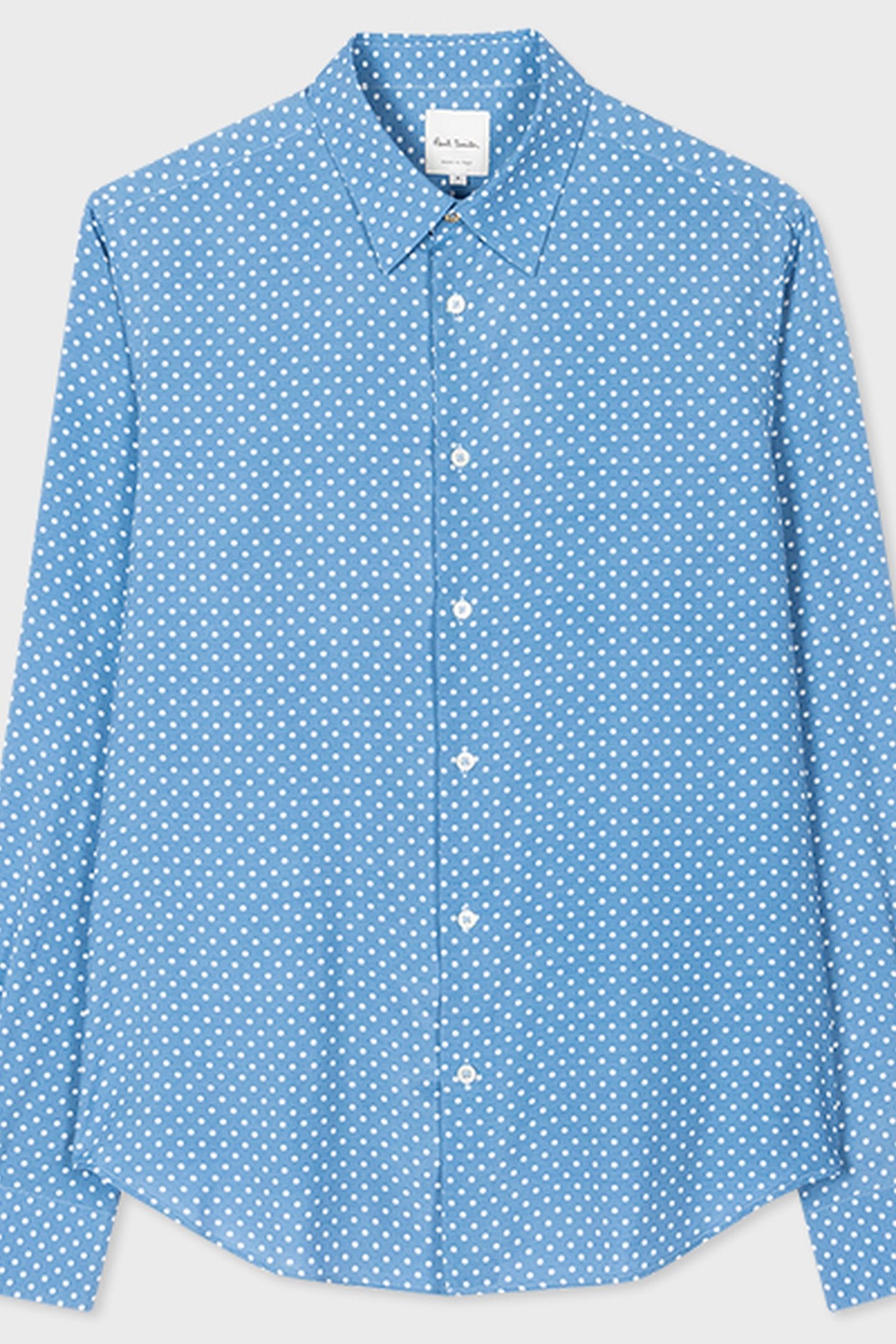 S/C SLIM FIT SHIRT LIGHT BLUE 5