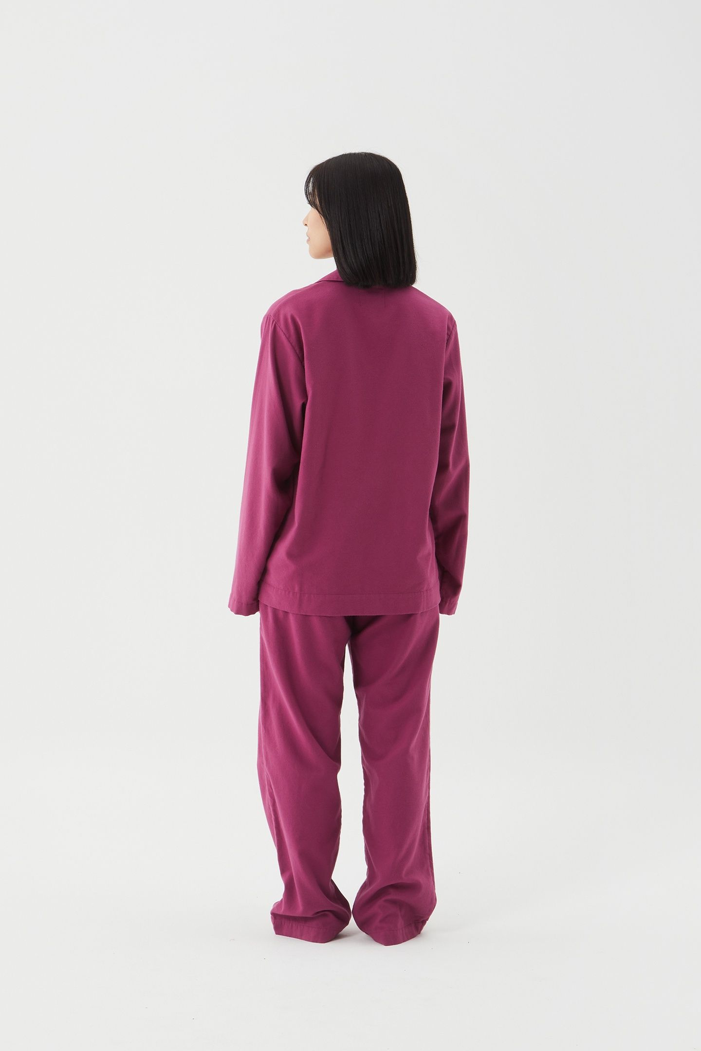 UNISEX FLANNEL, PYJAMAS SHIRT GRAPE 5