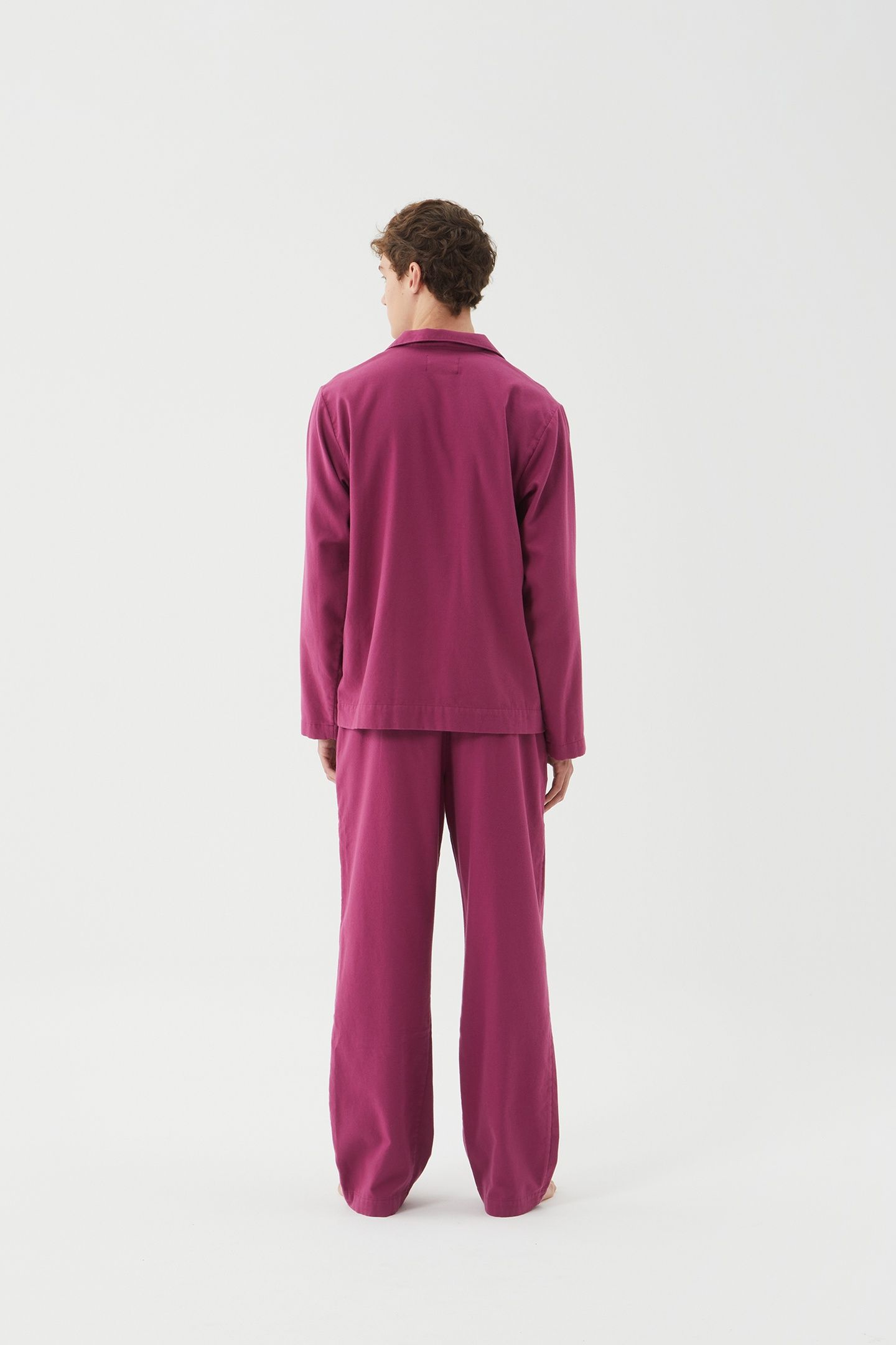 UNISEX FLANNEL, PYJAMAS SHIRT GRAPE 8