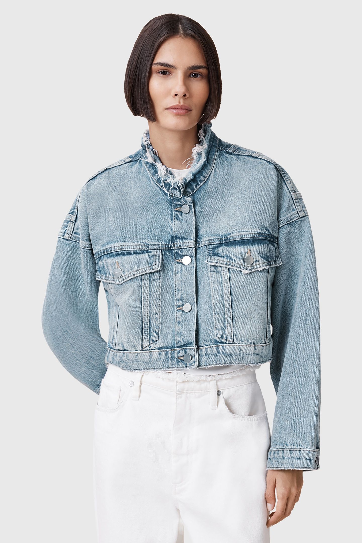 SONNY CROP JACKET LIGHT INDIGO 2