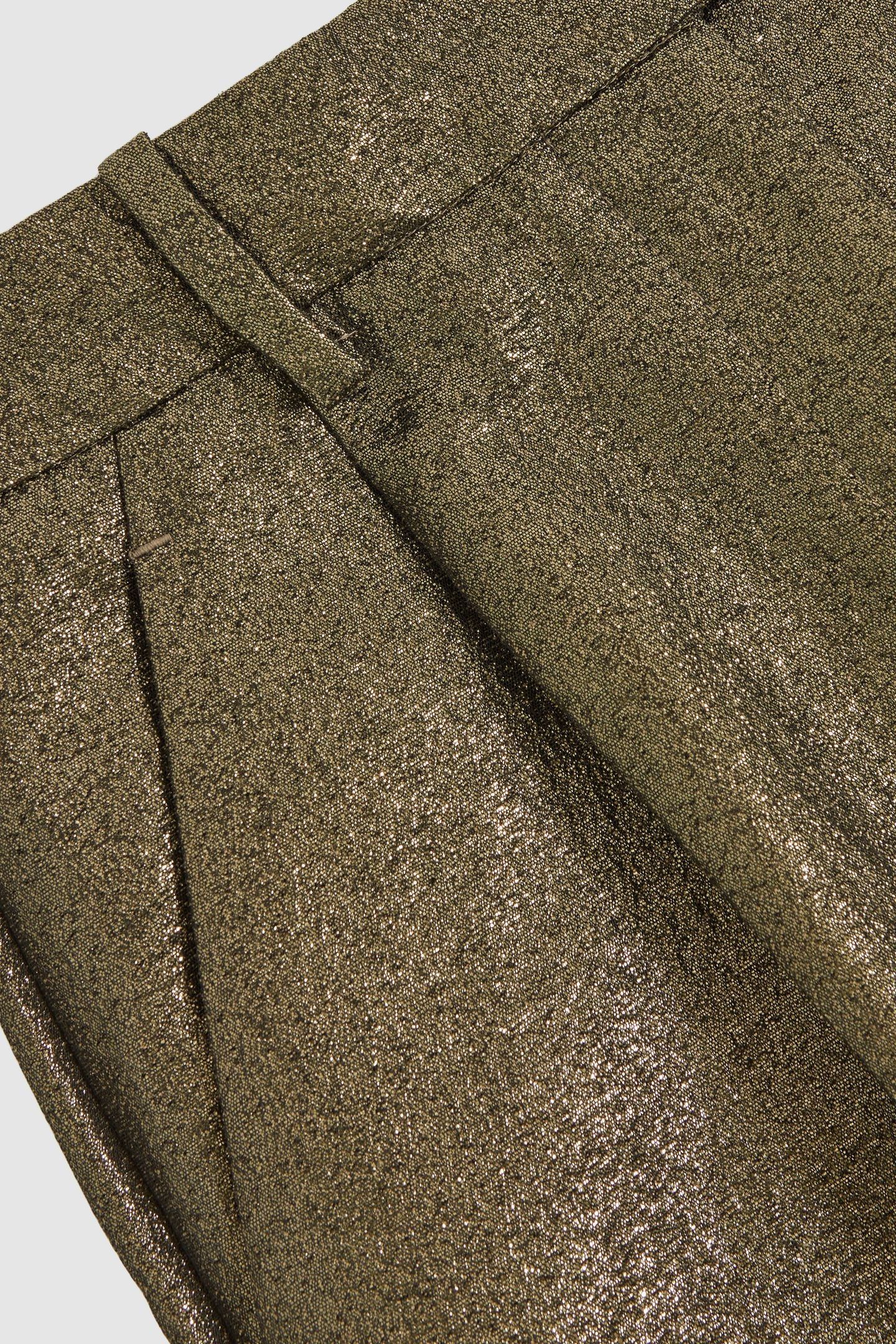 SPARKLE TAPER TROUSER GOLD 3