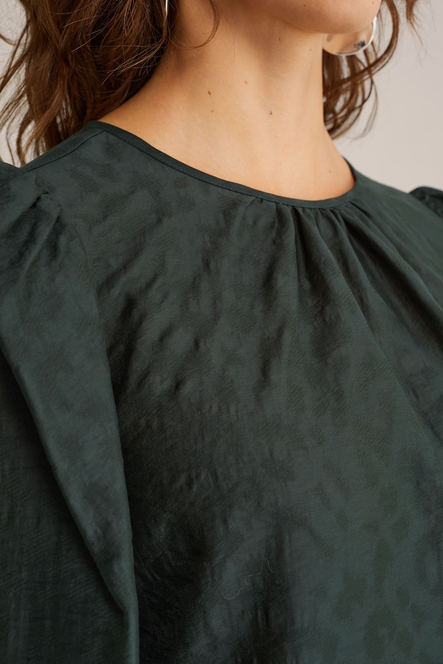 BLOUSE DARK GREEN 5