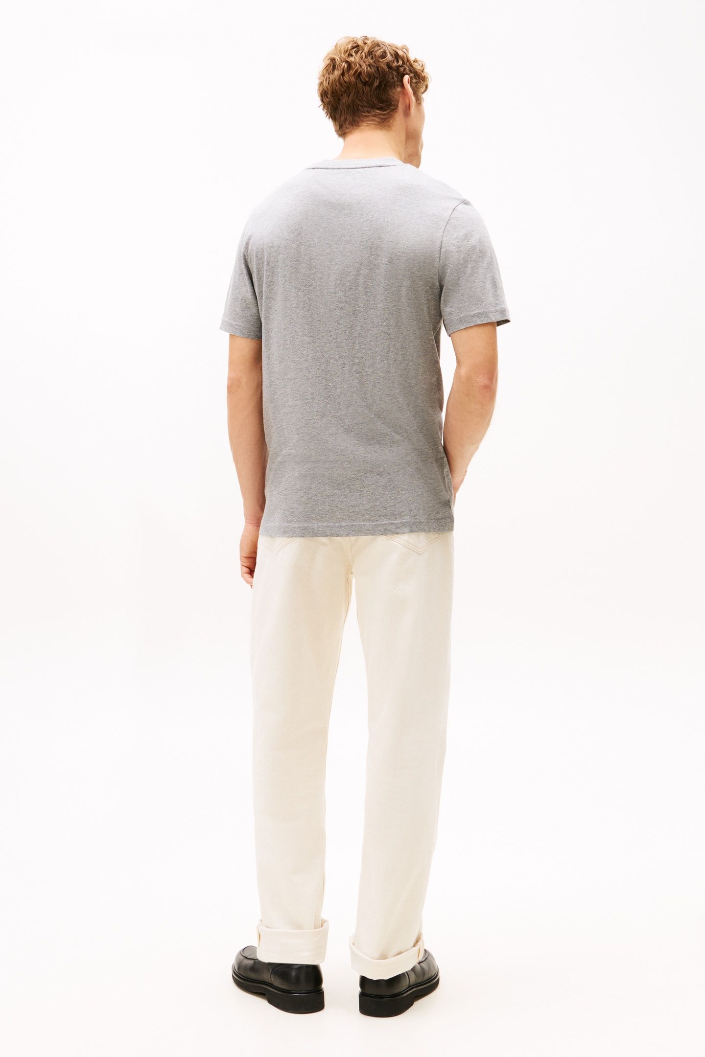 BRAND LOVE SMALL CENTER TEE MEDIUM GREY HEATHER 3