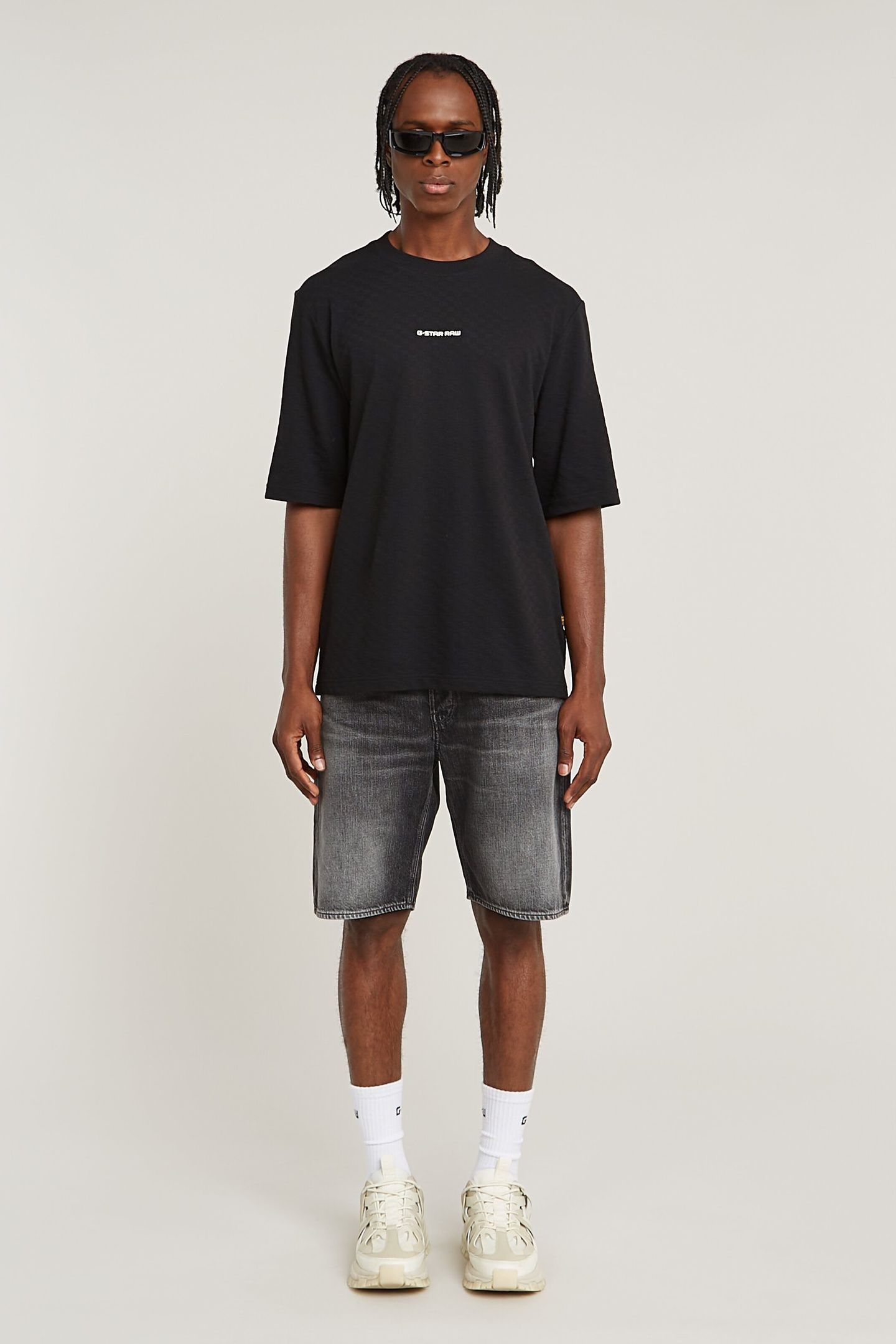 DAKOTA SHORT CLEAN EDGE FADED SCORIA GREY 1