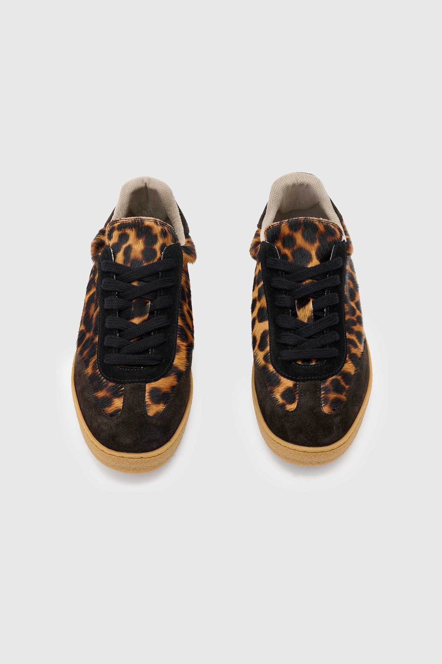 THELMA FUR SNEAKER DARK BROWN/BLACK 4