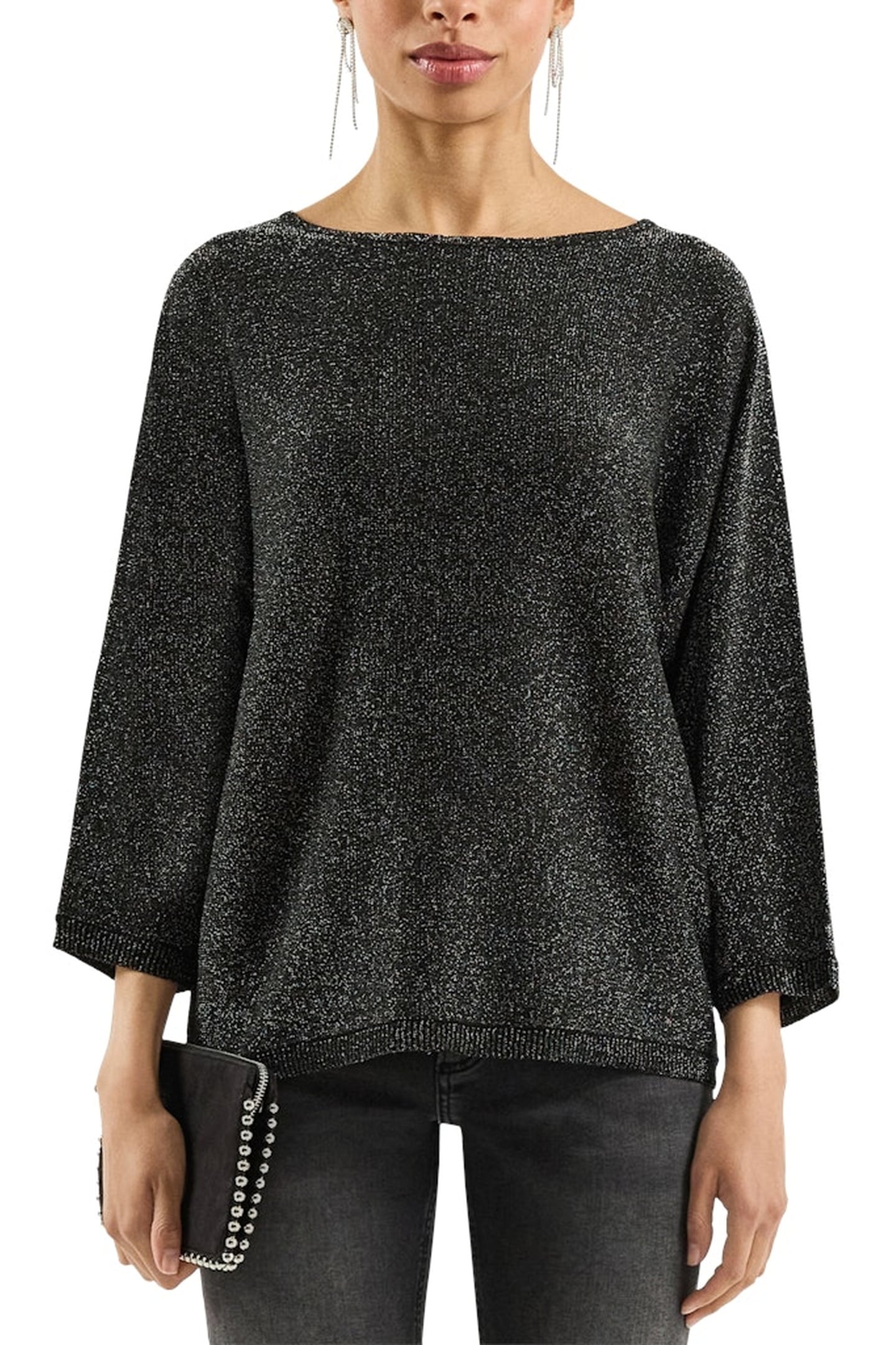 S.OLIVER-QS PULLOVER BLACK 1
