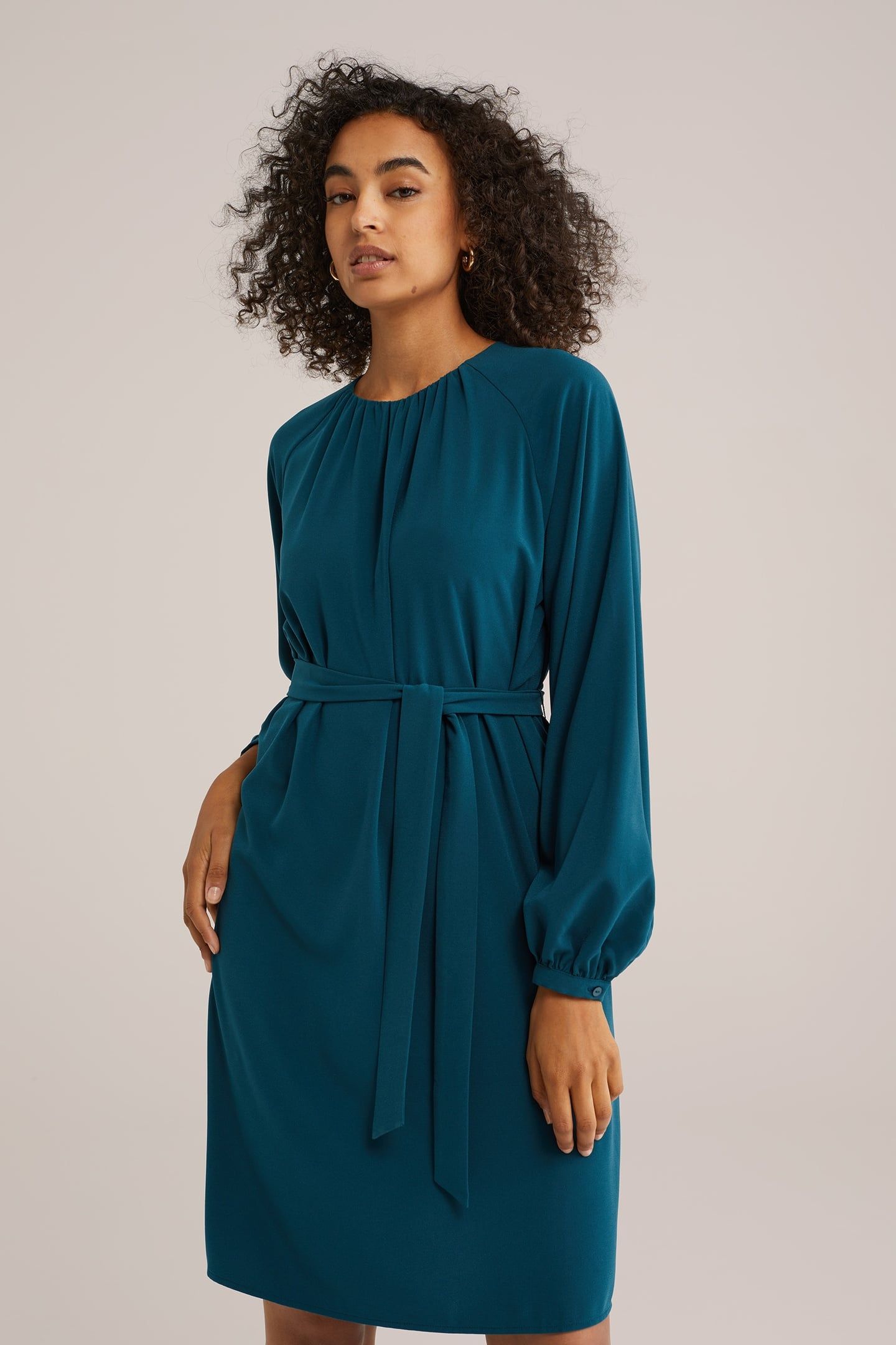 DRESS MID LENGTH PETROL 1
