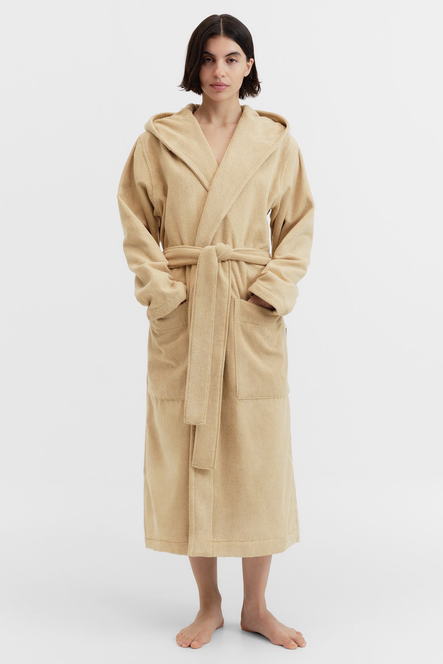 UNISEX HOODED BATHROBE SIENNA 1