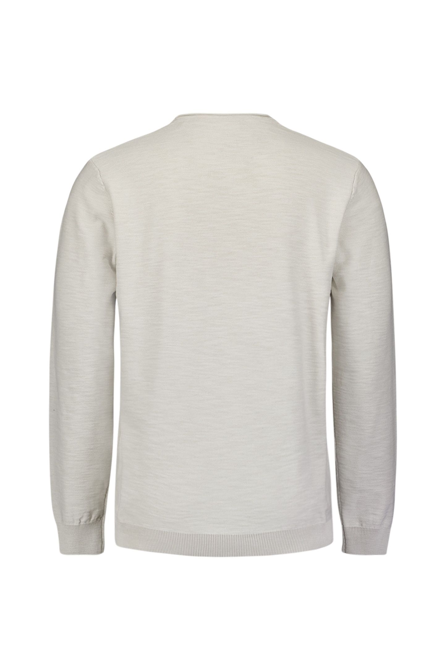 PULLOVER CREWNECK GARMENT DYED + STONE WASHED CHALK 5