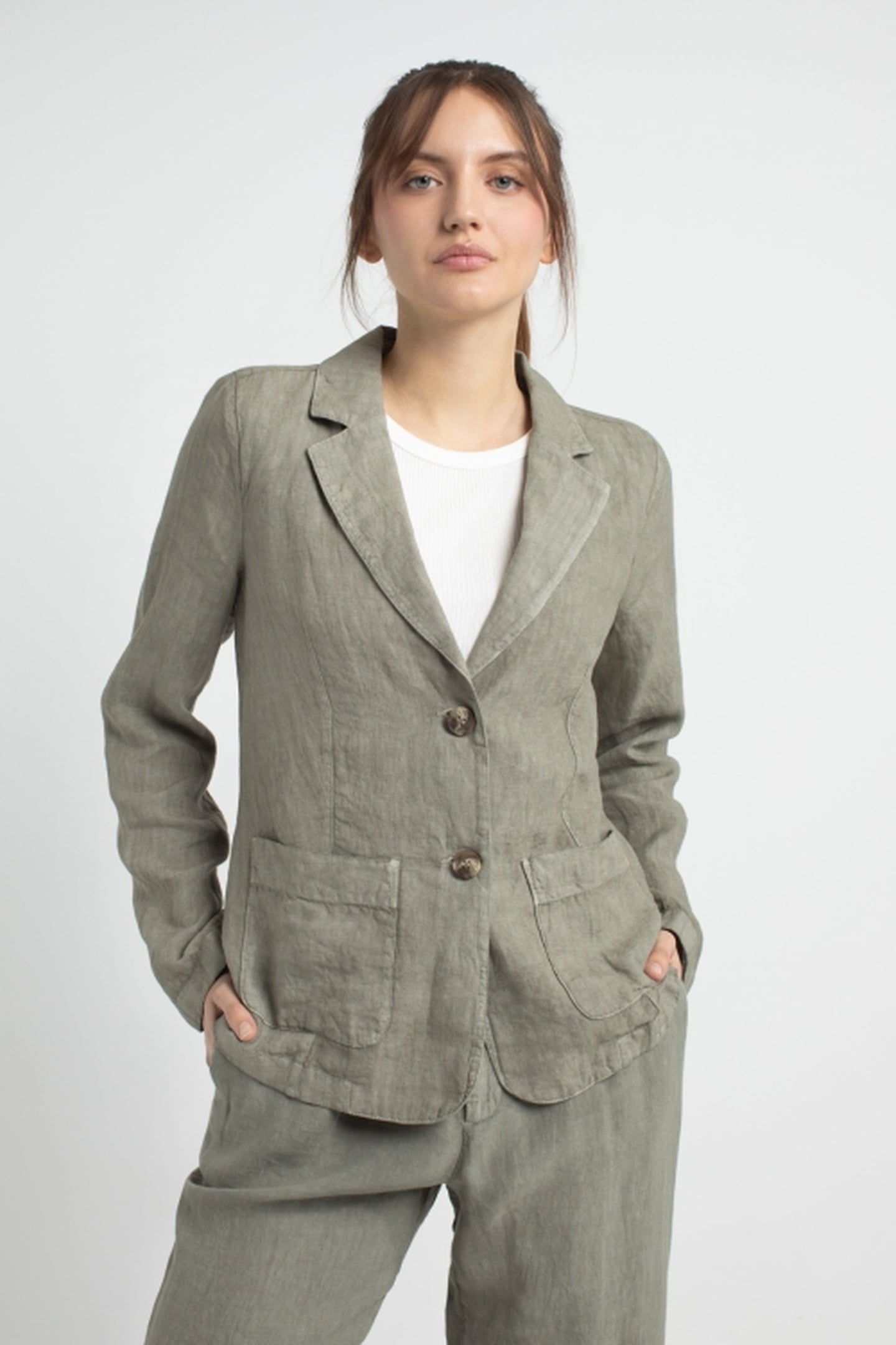 JORRIT BLAZER LIGHT OLIVE 1