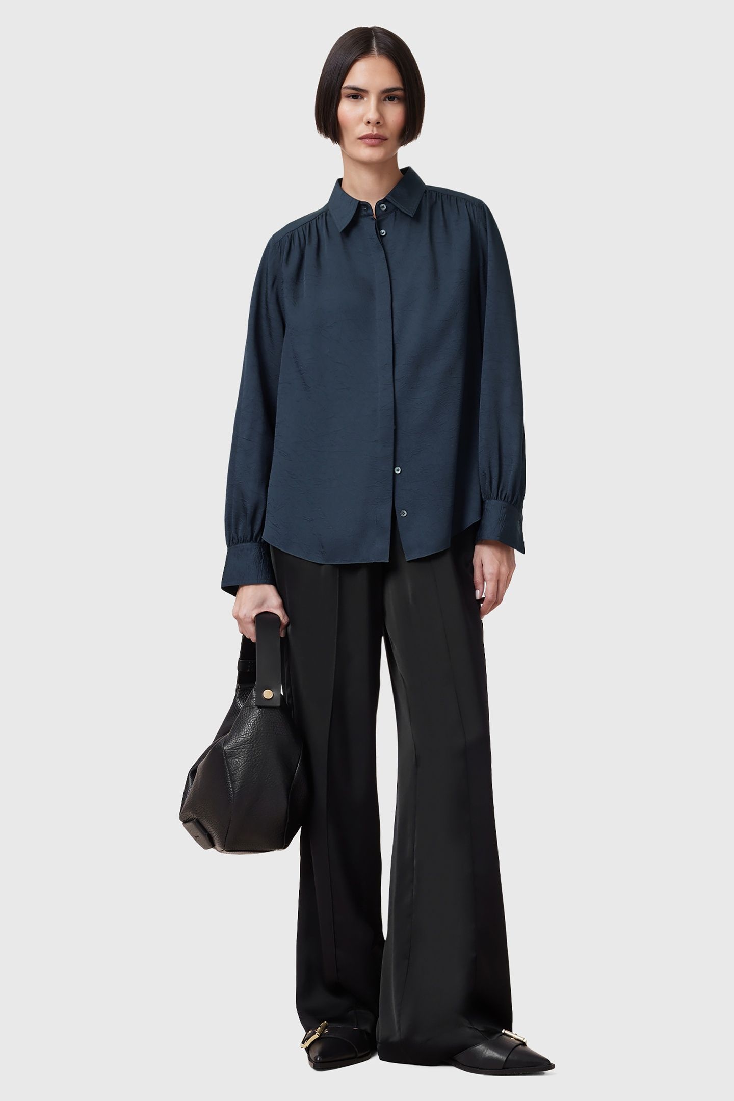 AGGIE SHIRT DENIM BLUE 1