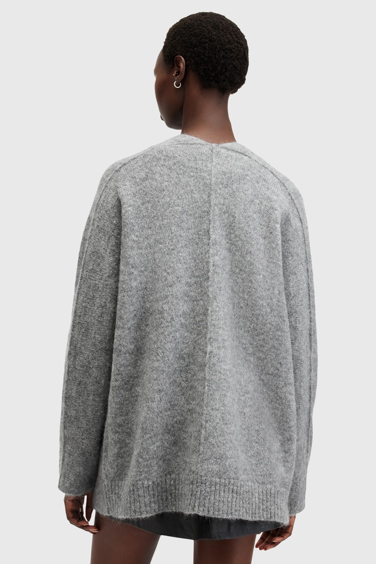 ZOE CARDIGAN GREY MARL 2