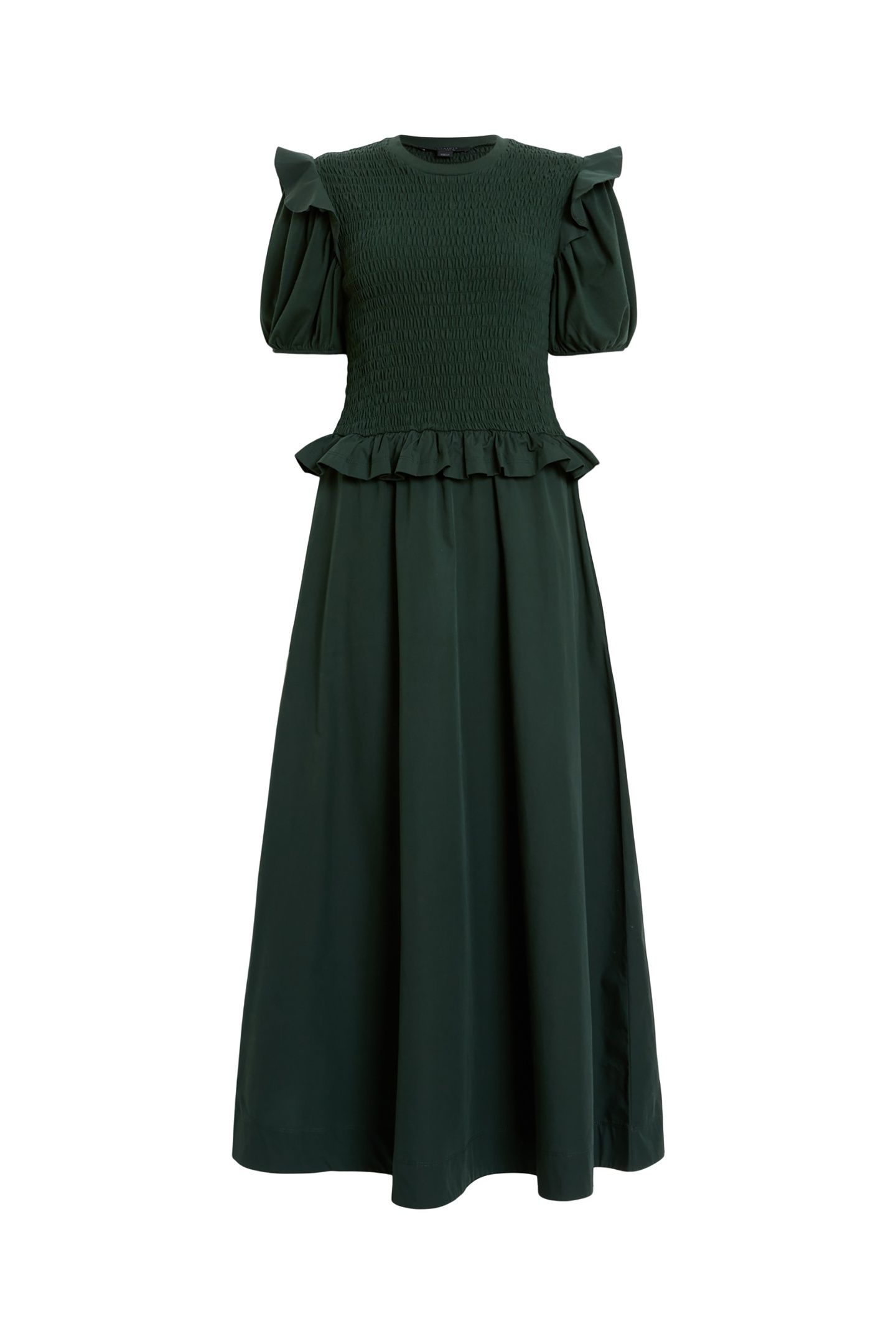 ODE DRESS DARK FOREST GREEN 4