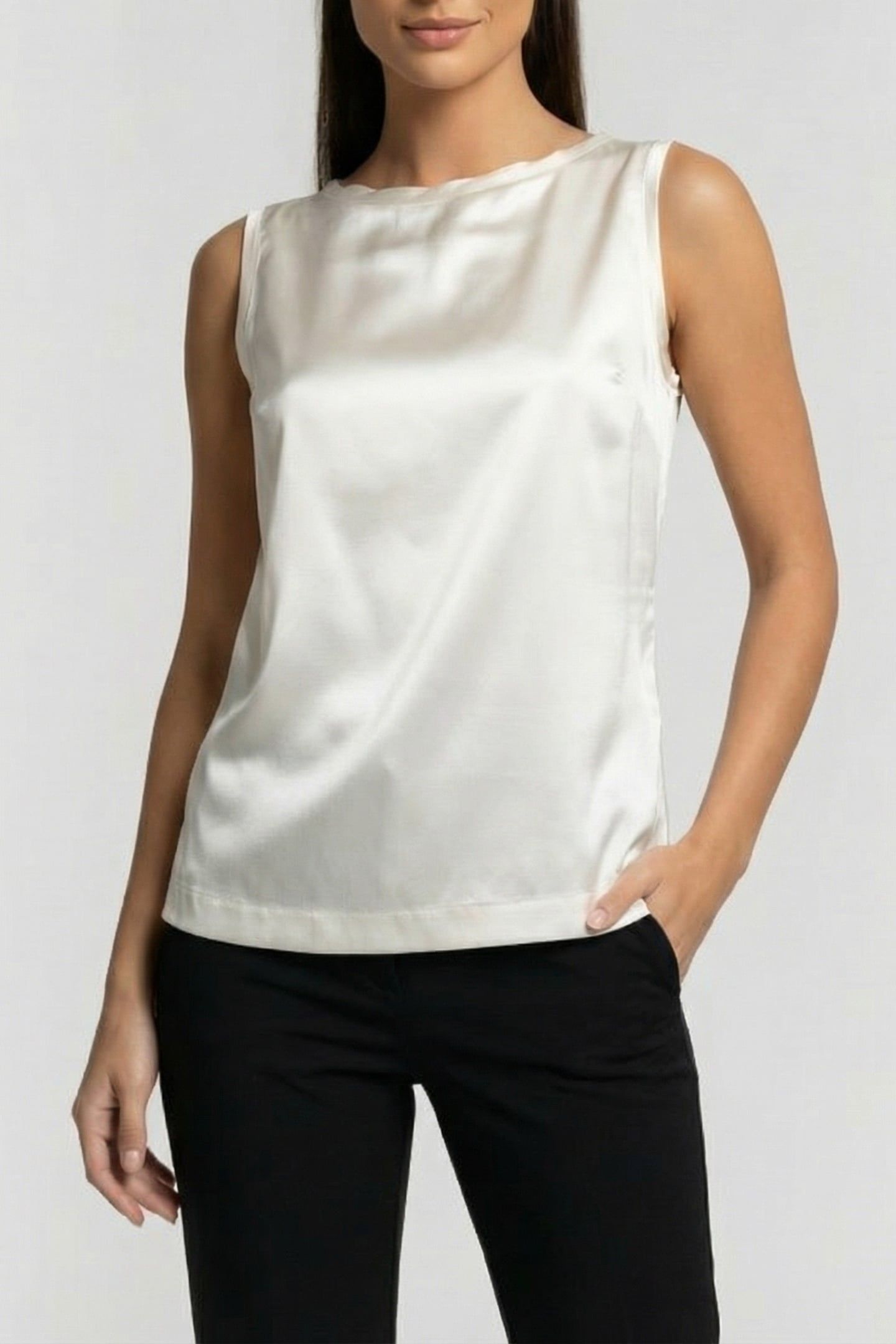 MARCIANO BY GUESS DENISE SL TOP MACADAMIA 1