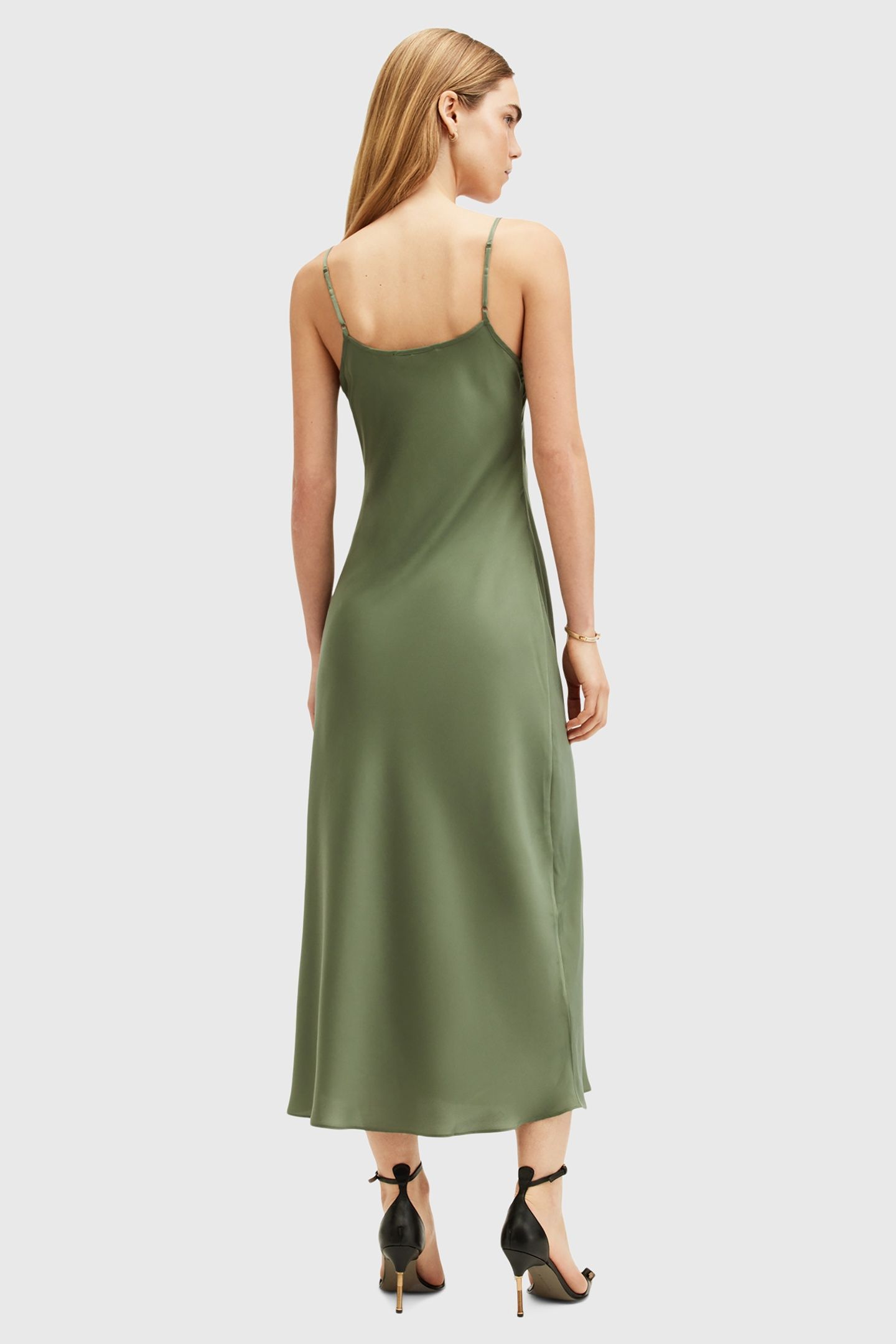 BRYONY DRESS OIL GREEN 4