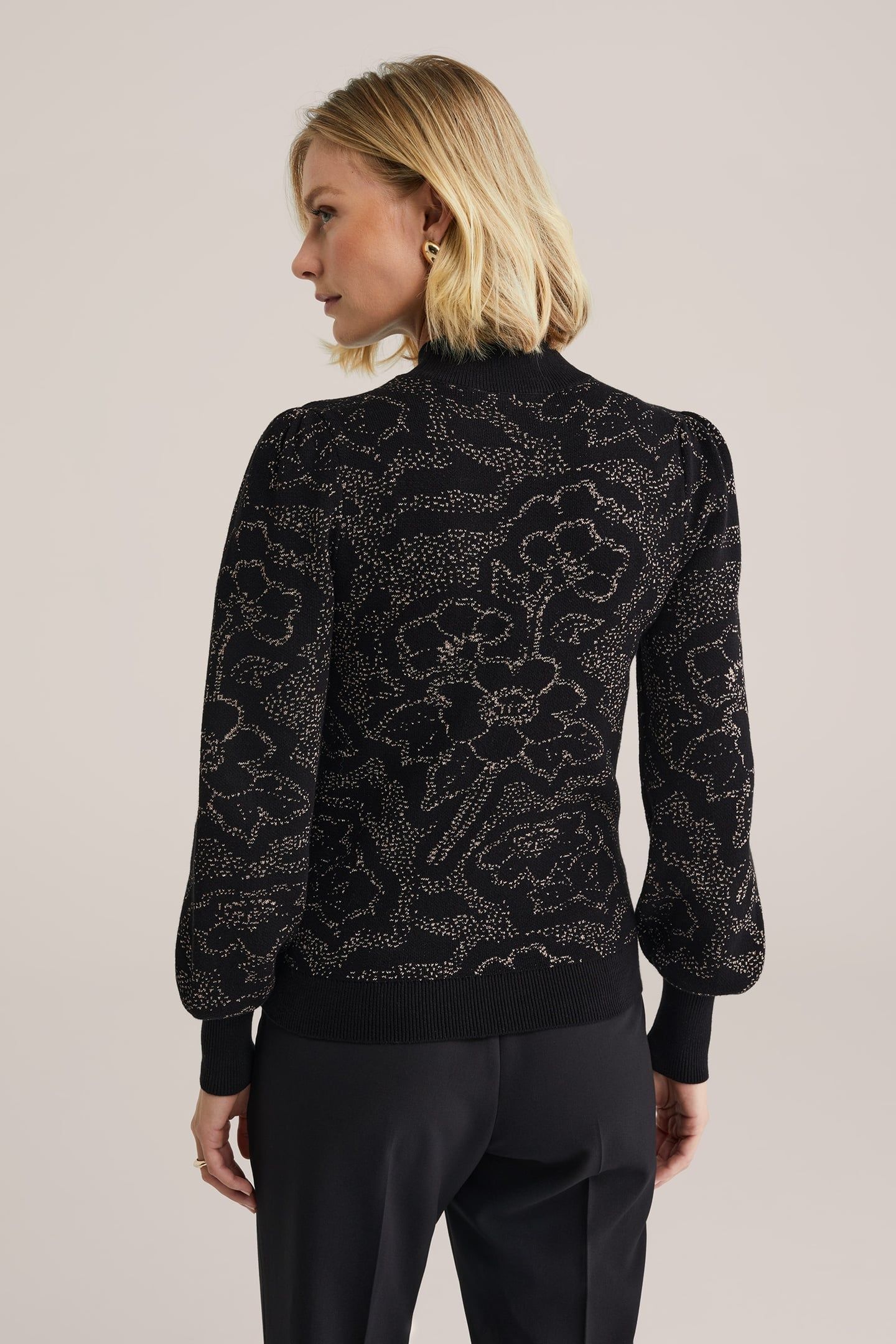 KNITTED PULLOVER BLACK 2