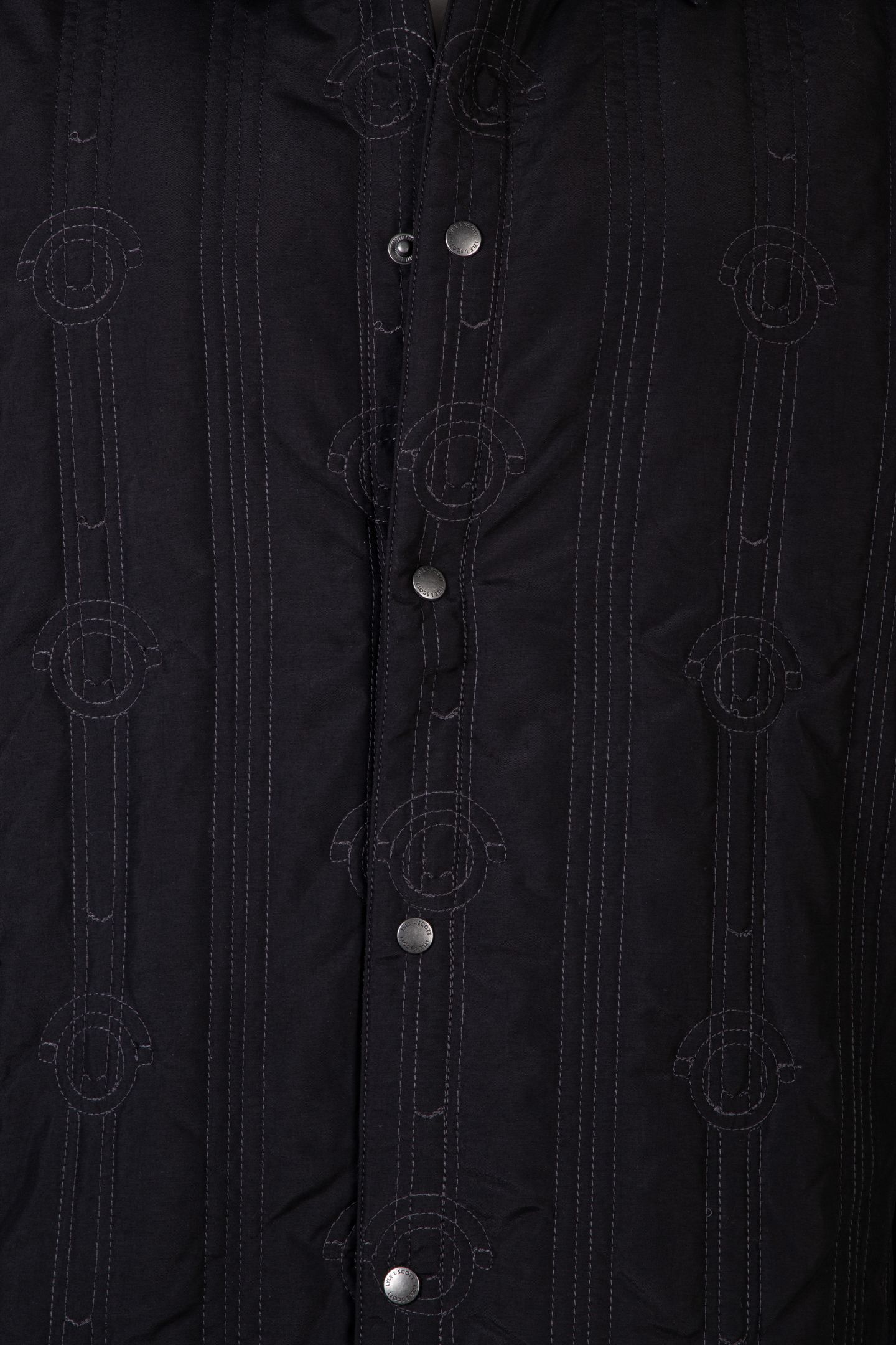 LIGHTWEIGHT QUILTED OVERSHIRT BLACK ICE 5