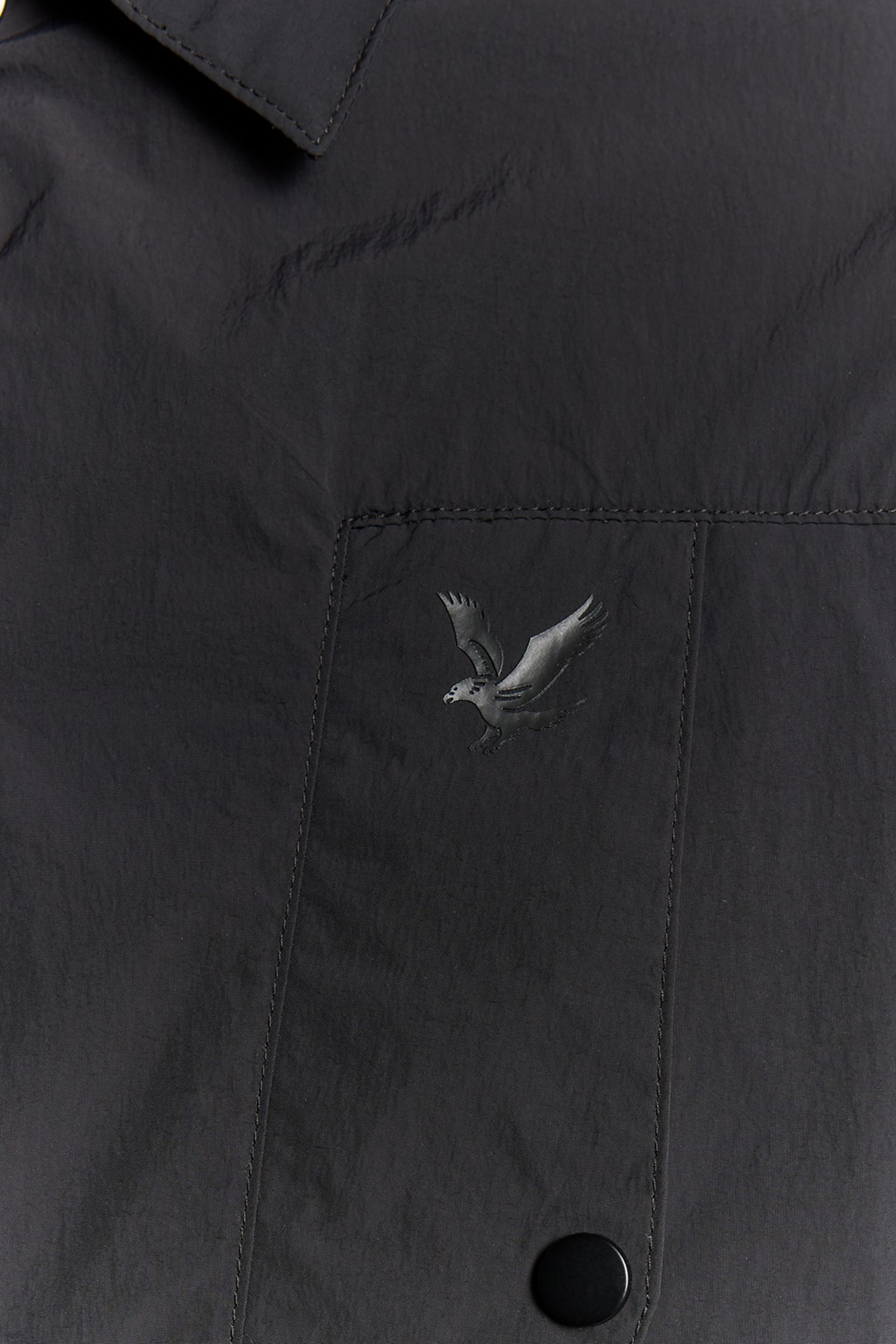 CRINKLE NYLON OVERSHIRT BLACK ICE 6