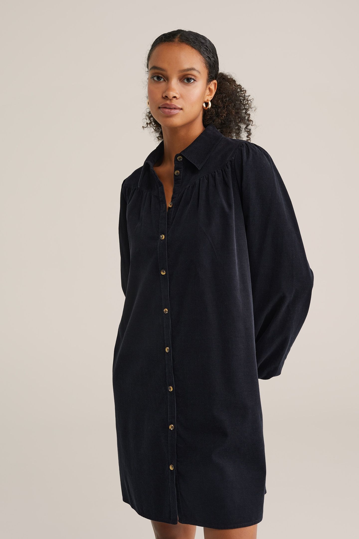 DRESS MID LENGTH BLACK 4