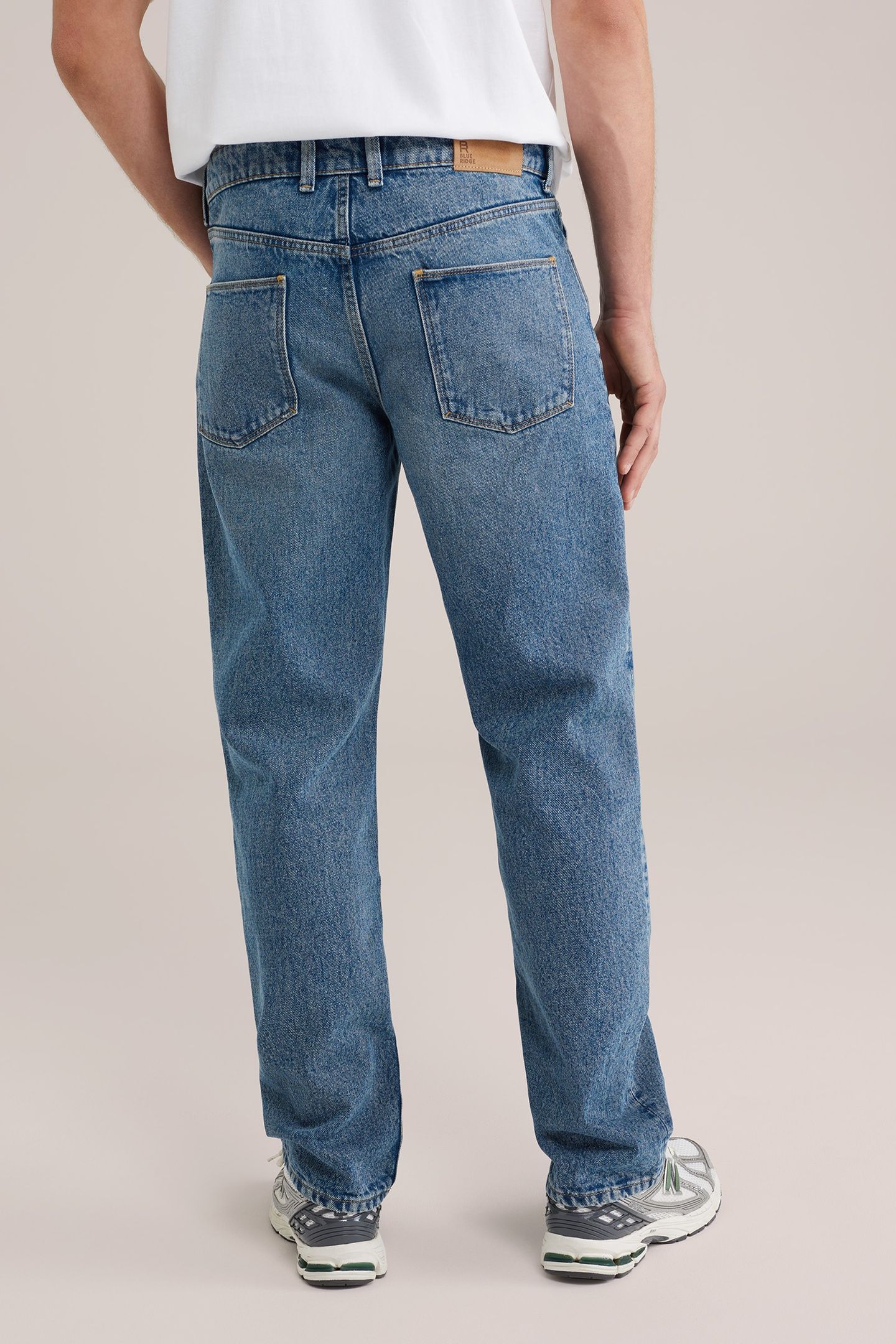 5-POCKET MID WAIST BLUE 2