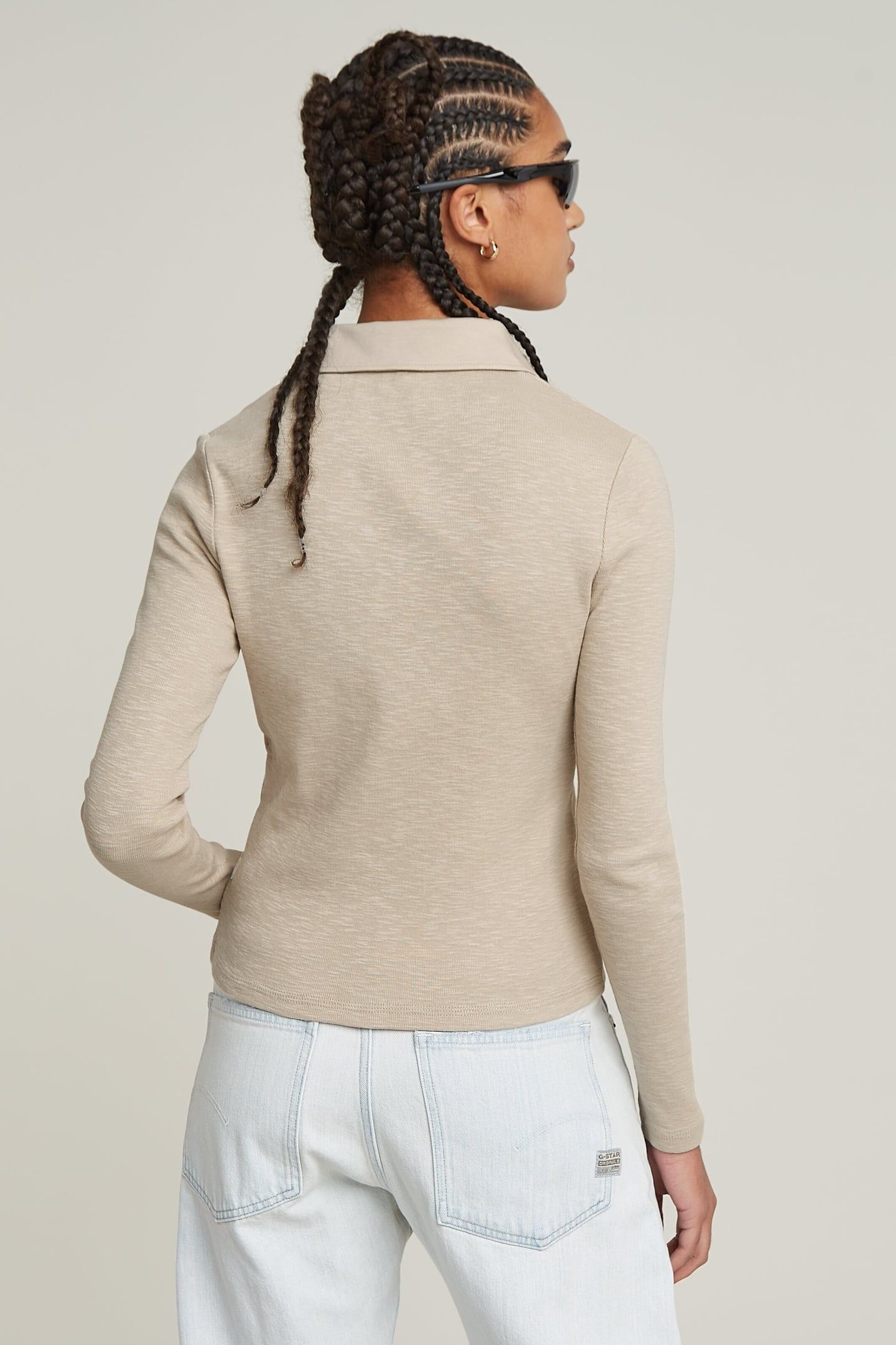 POLO SLIM L/S DK BRICK 3