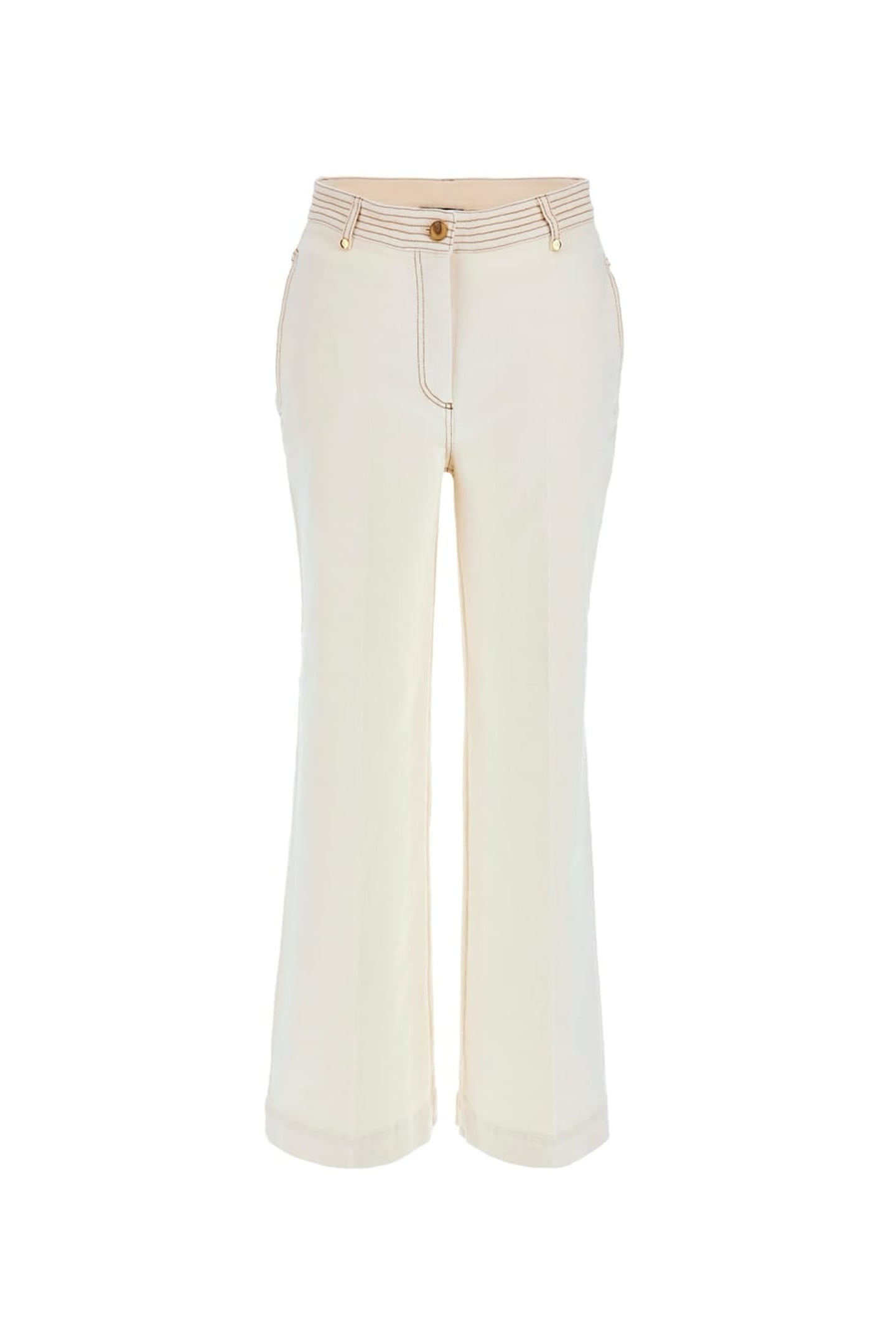 MARCIANO BY GUESS NAOMI WIDE LEG PANT DENIM SANDY SHORE 5
