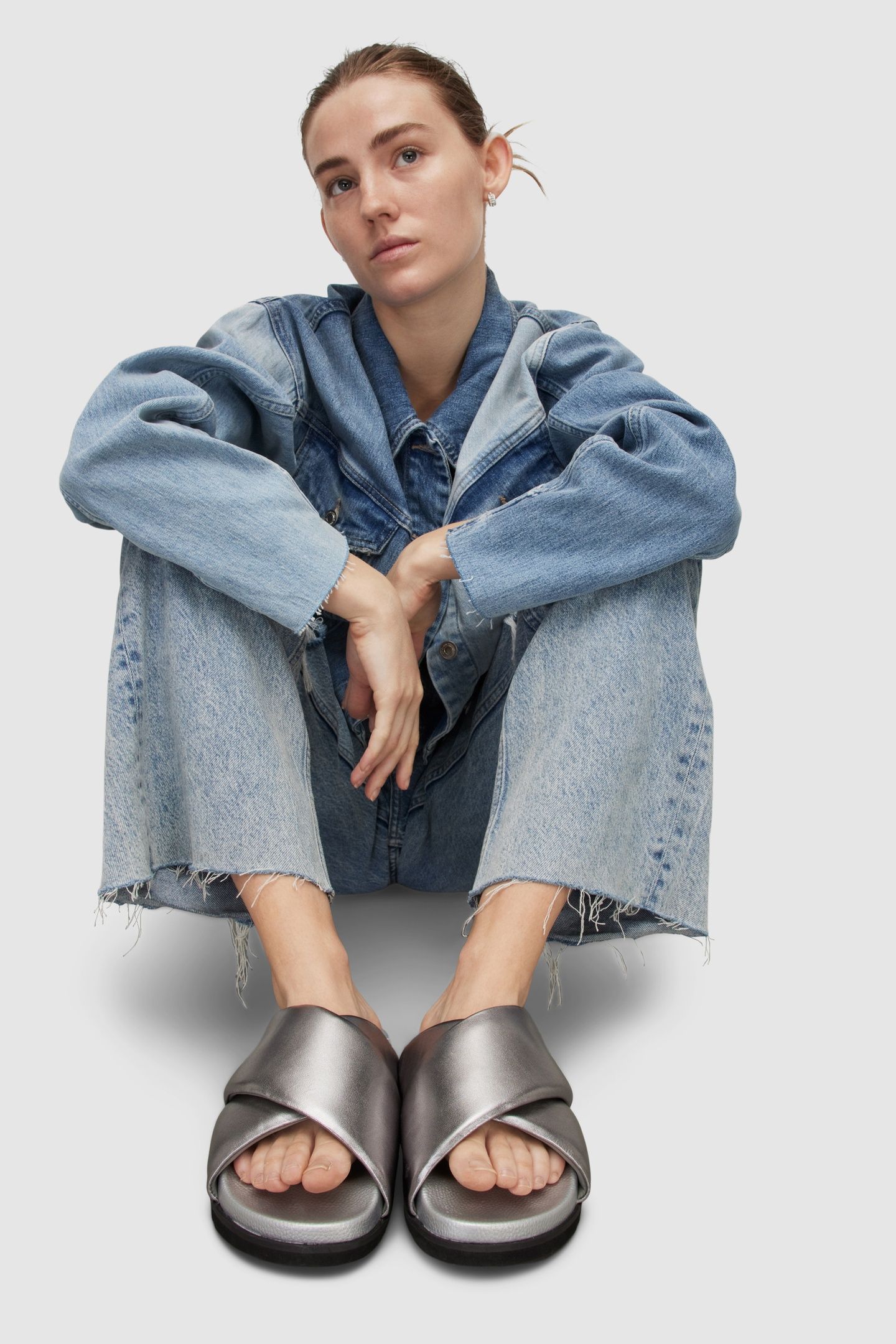 SAKI SANDAL SILVER 1
