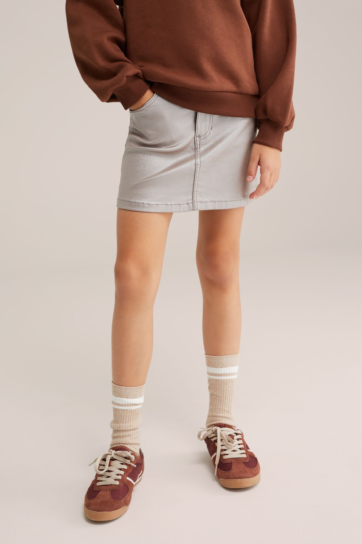 SKIRT MINI LENGTH LIGHT PINK 1
