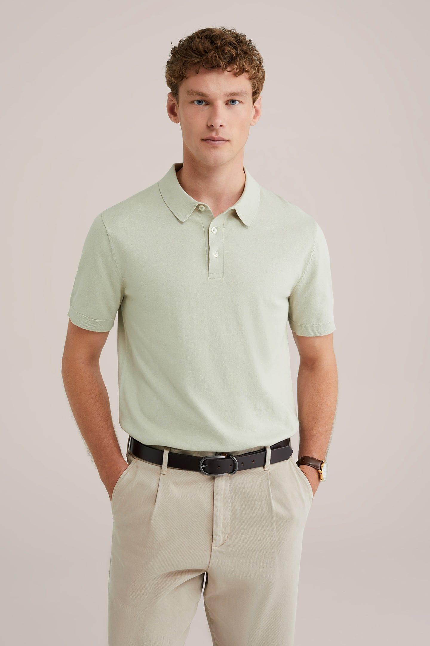 POLO PASTEL GREEN 1
