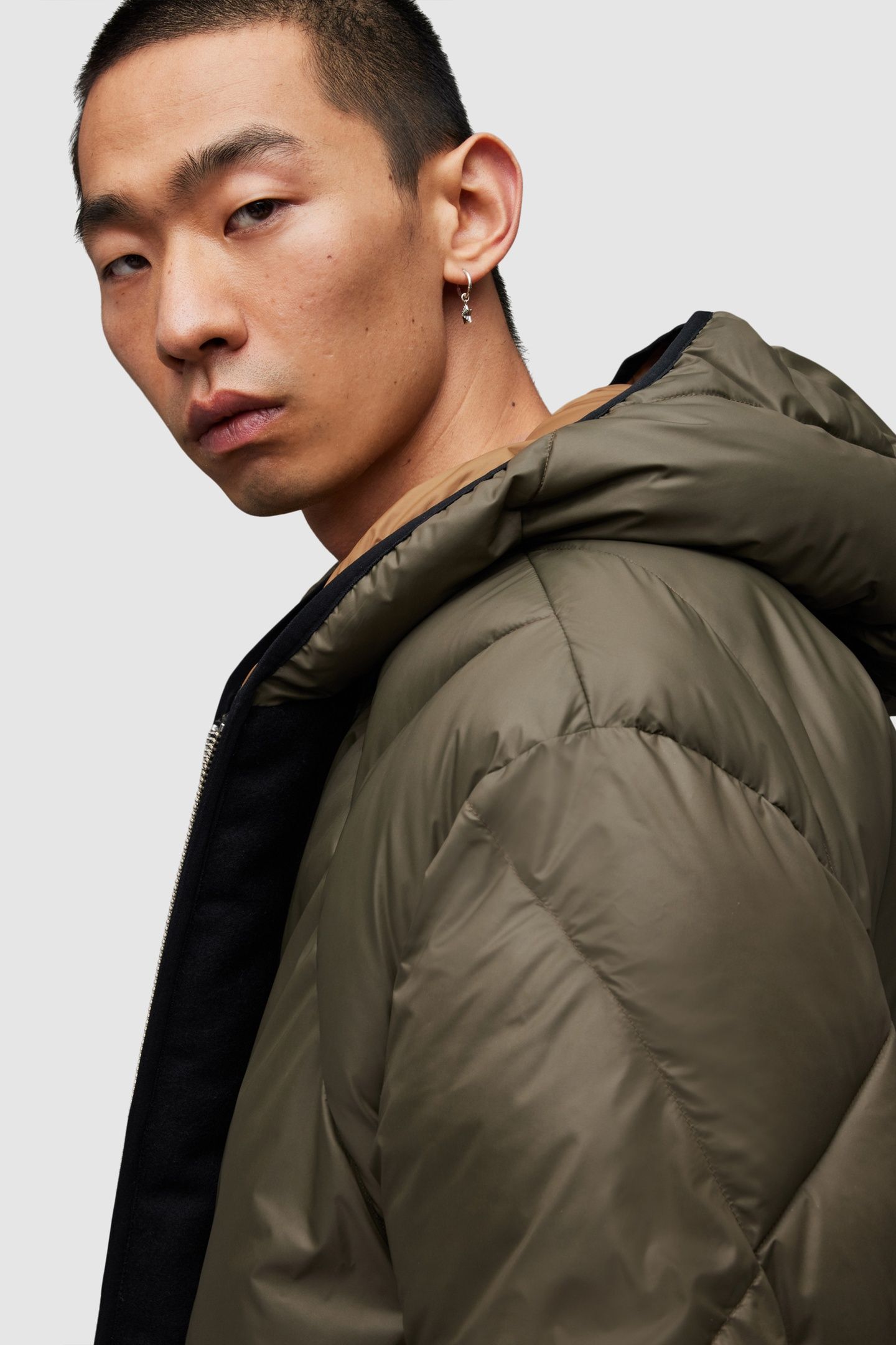 PEGASIS PUFFER COAT KHAKI/MARSH OLIVE 9